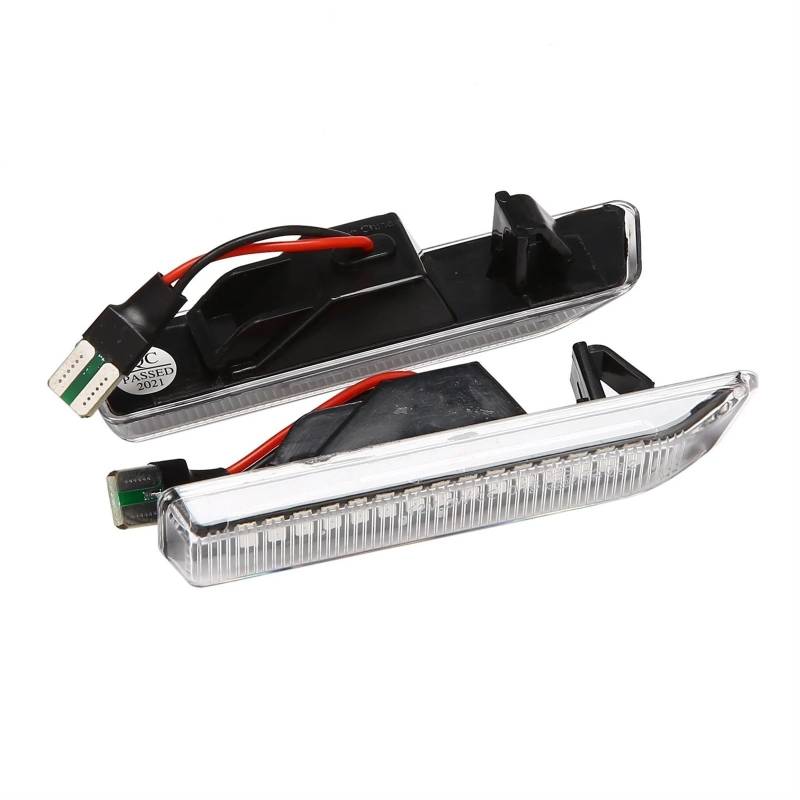 MOXSQFT Seitenblinker Blinker Kompatibel Mit Für X5 E53 2000 2001 2002 2003 2004 2005 Für E36 1997 Auto Dynamische Kotflügel Blinker Licht Seite Marker Sequentielle Lampe von MOXSQFT