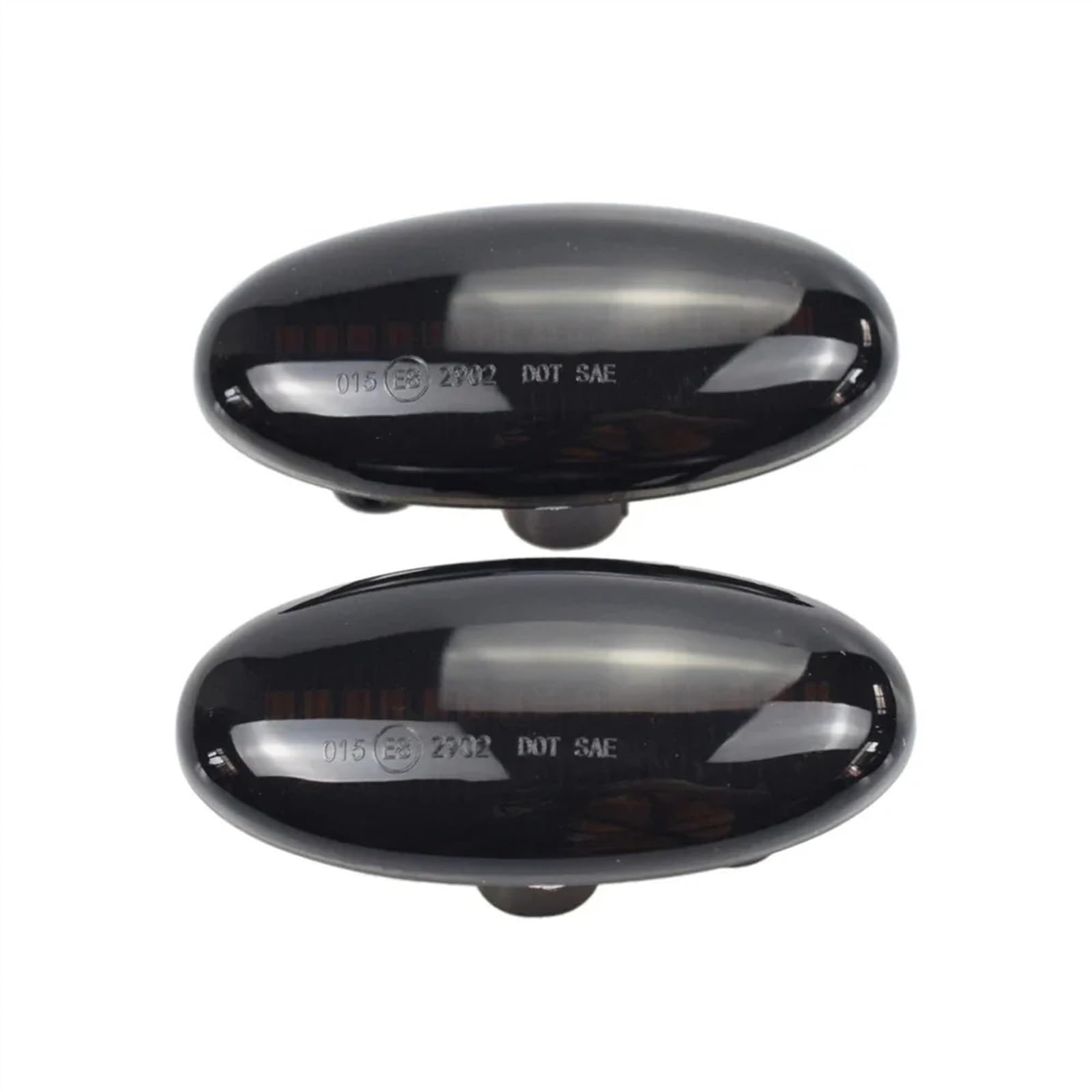 MOXSQFT Seitenblinker Blinker Kompatibel Mit Mazda 2 2003–2007 Für Mazda 3 5 6 Für BT-50 MPV II 2006–2012 Dynamische Blinker-Seitenmarkierungsleuchte Sequentielle Blinkerlampe(Smoked Type) von MOXSQFT