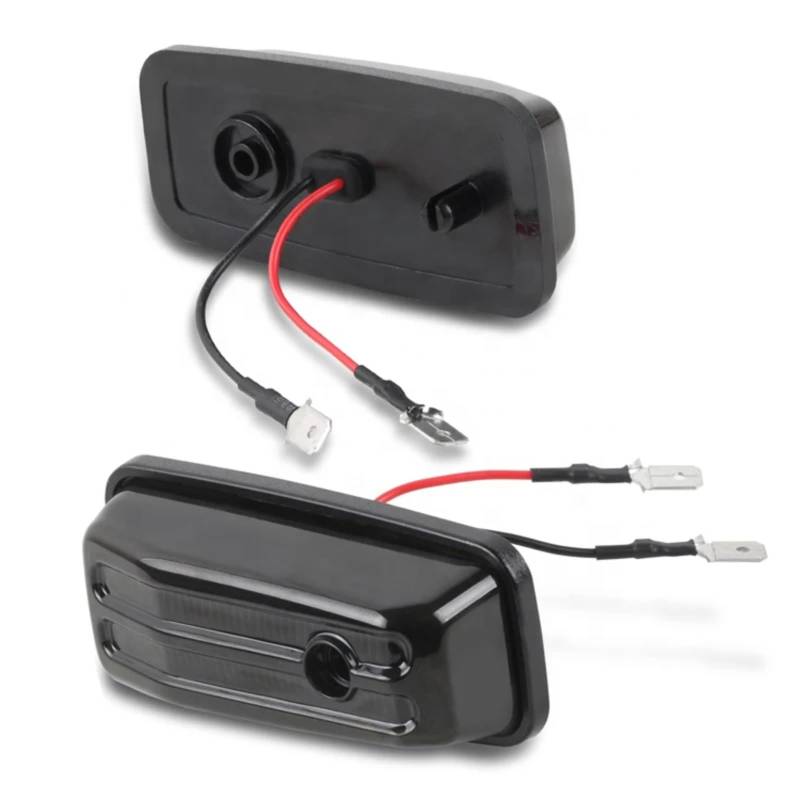 MOXSQFT Seitenblinker Blinker Kompatibel Mit Mercedes Für Benz Für W461 W463 G500 G550 G55 G63 G65 1986-2001 2000 19992002 Dynamischer Seitenmarkierungsblinker Repeater Blinker Licht(Dynamic,Clear) von MOXSQFT