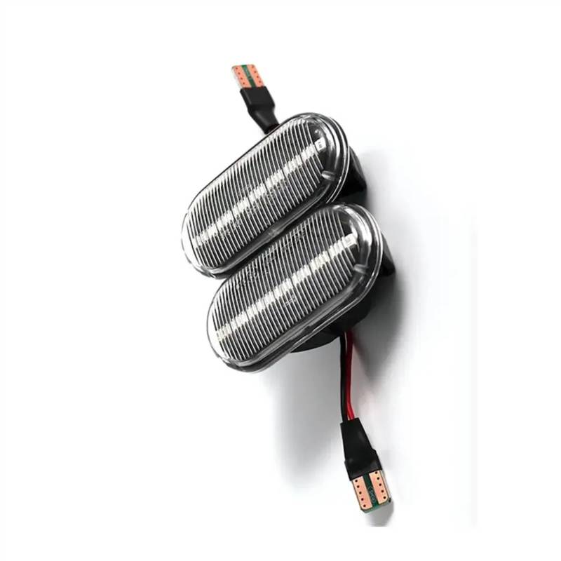 MOXSQFT Seitenblinker Blinker Kompatibel Mit Nissan Für Versa Für Latio C11 Für Tiida C11 Für Armada III R51 2004-2011 Seitenspiegel-Blinkeranzeige Blinkerlicht(Crystal Type) von MOXSQFT