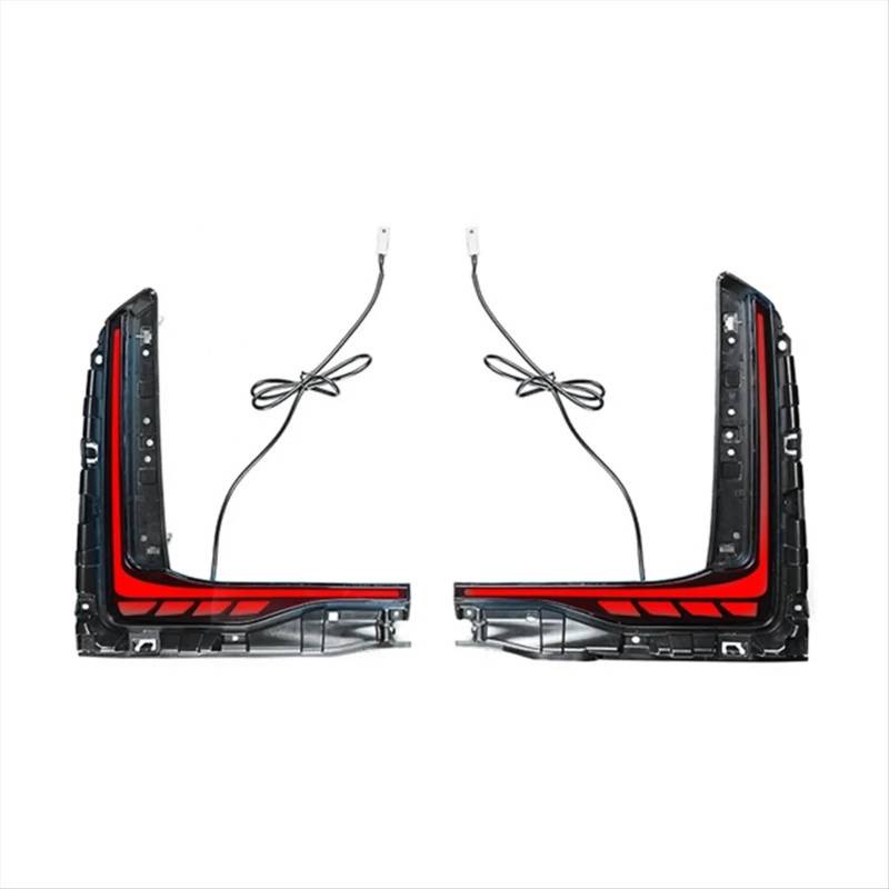 MOXSQFT Seitenblinker Blinker Kompatibel Mit Toyota Für VELLFIRE 40 Serie 2023 2024 Blinker Licht Auto Heckstoßstangenreflektor Dynamisches Bremslicht Rücklicht von MOXSQFT