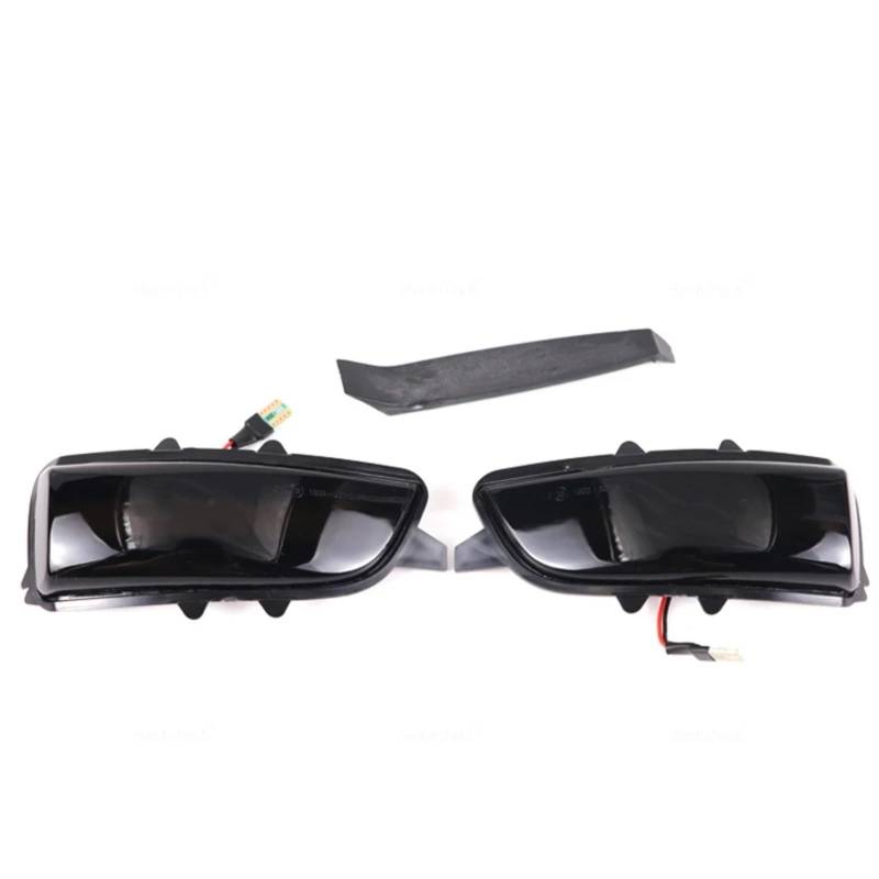 MOXSQFT Seitenblinker Blinker Kompatibel Mit Volvo Für C30 C70 S40 S60 V40 V50 V70 2008-2010 S80 Auto Dynamische Blinkerleuchte Seitenrückspiegel Blinkerlampe von MOXSQFT