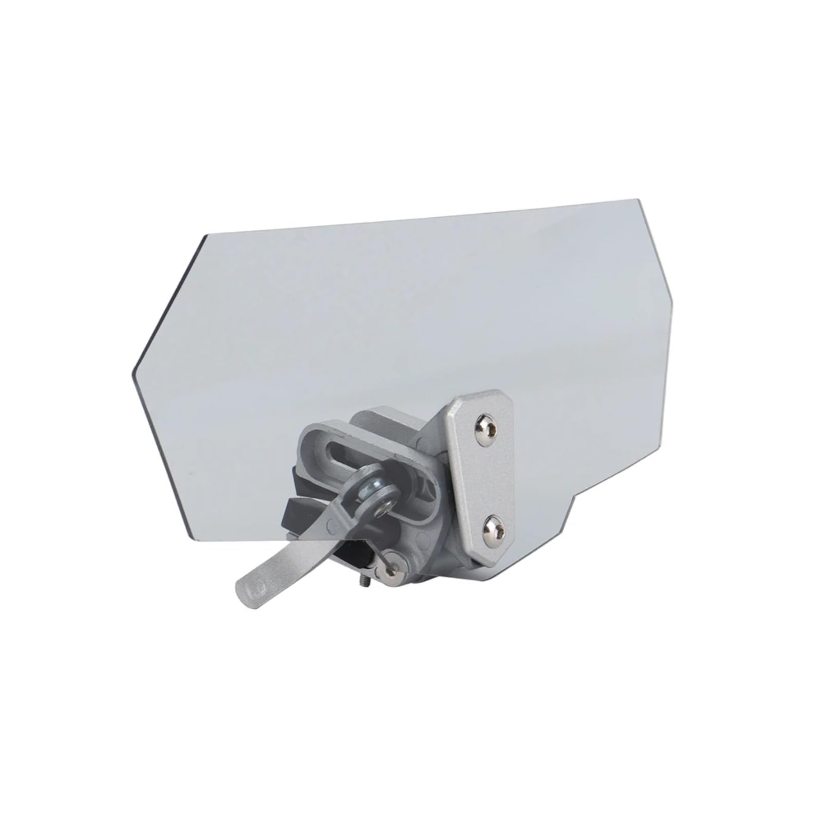 Motorrad Windschutz Allgemeine Teile Motorrad Universal Modifizierte Erhöhte Windschutzscheibe Windschutzscheibe Installiert Moto Windschutzscheibenverlängerung Motorräder Spoiler(B style grey) von MOXSQFT