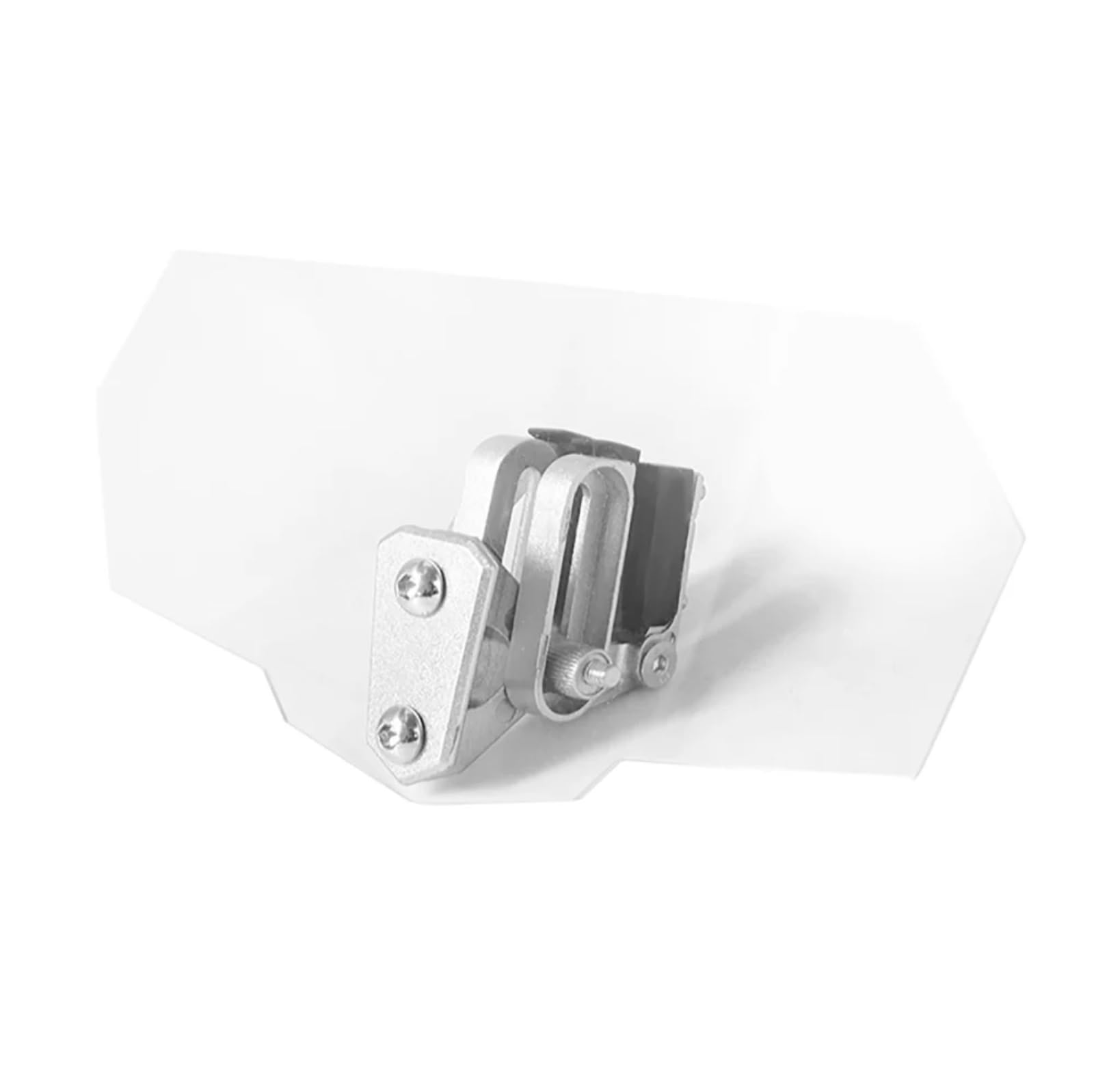 Motorrad Windschutz Allgemeine Teile Motorrad Universal Modifizierte Erhöhte Windschutzscheibe Windschutzscheibe Installiert Moto Windschutzscheibenverlängerung Motorräder Spoiler(Transparent) von MOXSQFT
