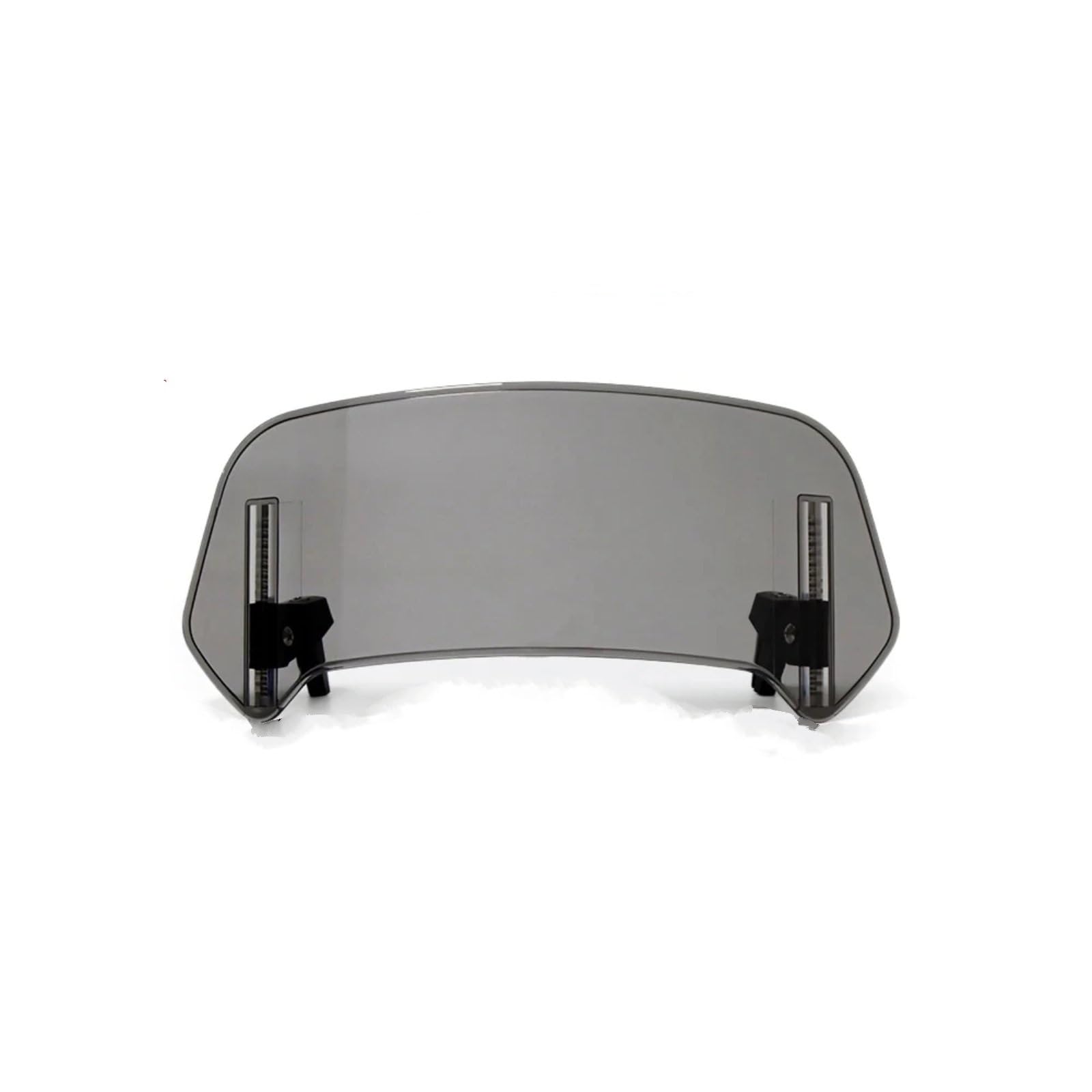 Motorrad Windschutz Kompatibel Mit Für 650 Für Er6n Motorrad-Universal-Windschutzscheibenverlängerung, Verstellbarer Spoiler, Für Anklemmen, Für Erhöhen Der Windschutzscheibe(Light Smoke,Small) von MOXSQFT
