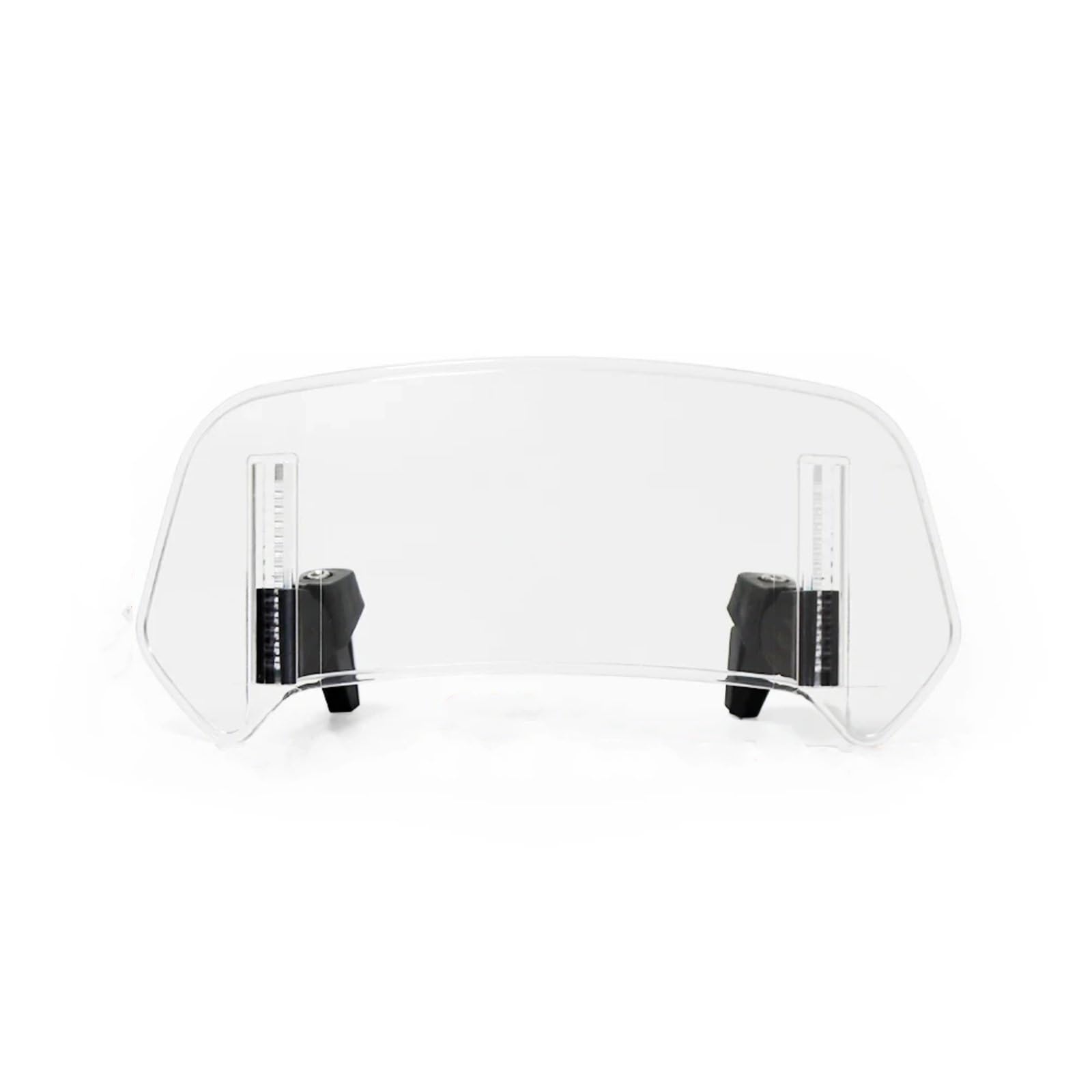 Motorrad Windschutz Kompatibel Mit Für 650 Für Er6n Motorrad-Universal-Windschutzscheibenverlängerung, Verstellbarer Spoiler, Für Anklemmen, Für Erhöhen Der Windschutzscheibe(Transparent,Small) von MOXSQFT