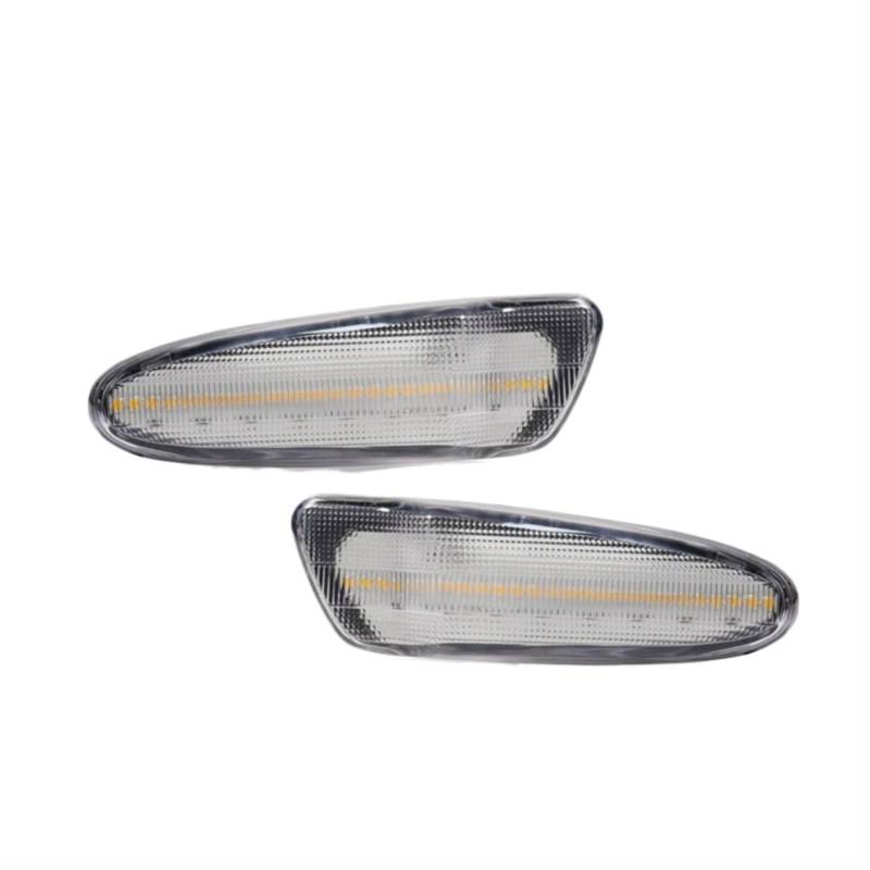 Seitenblinker Blinker Kompatibel Mit Toyota Für SUPRA MK.4 1997 1998 Für Celica 2000 2001 2002 2003 2004 2005 Stoßstangen-Seitenmarkierungsleuchte, Vordere Seitenmarkierungsleuchte(Clear,Amber) von MOXSQFT