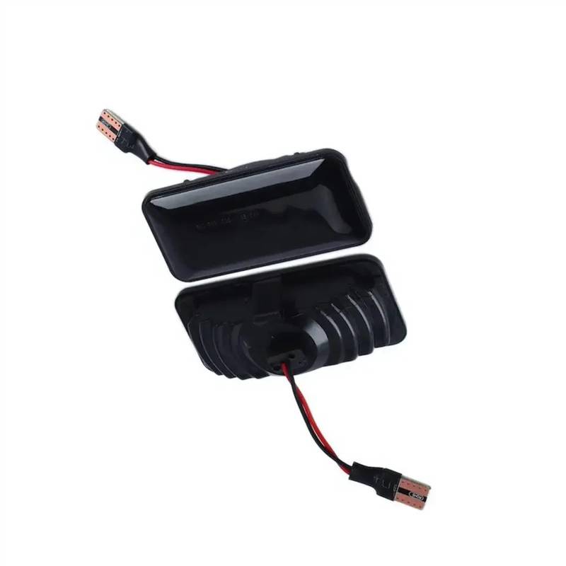 Seitenblinker Blinker Kompatibel Mit VW Für Golf 2 Für Van Für Variant Für Cabriolet 1983-1992 Sequentieller Blinker Seitenspiegelanzeige Blinker(Smoked Type) von MOXSQFT