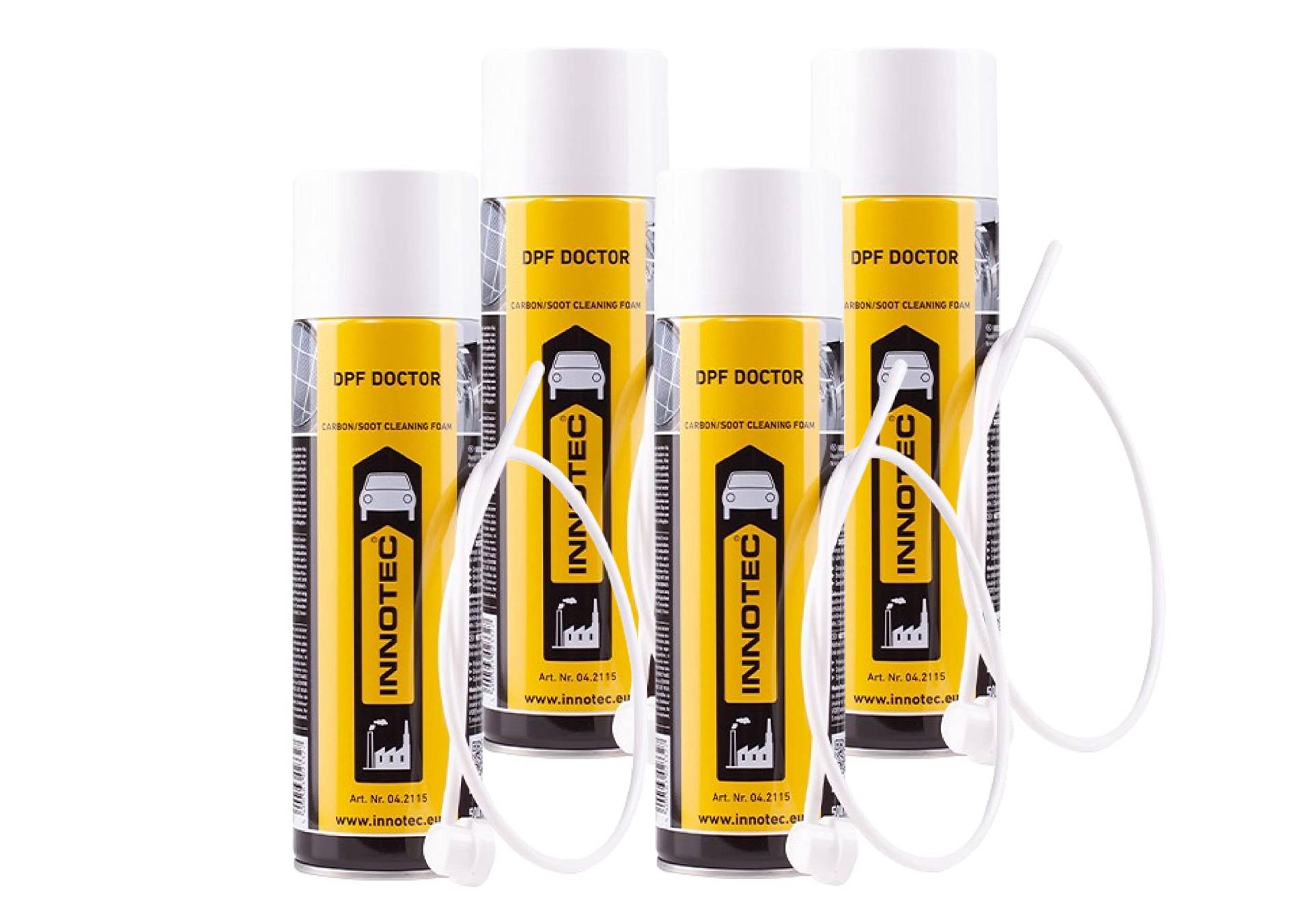 4 Stück Innotec Dieselpartikelfilter Reinger | DPF Doctor - wirksamer Reiniger zum Lösen und Entfernen von Kohlenstoff- und Rußablagerungen in Dieselpartikelfiltern ohne Demontage - 500ml Dose 4 Stück Innotec Dieselpartikelfilter Reinger | DPF Doctor - wirksamer Reiniger zum Lösen und Entfernen von Kohlenstoff- und Rußablagerungen in Dieselpartikelfiltern ohne Demontage - 500ml Dose von MP Produkt