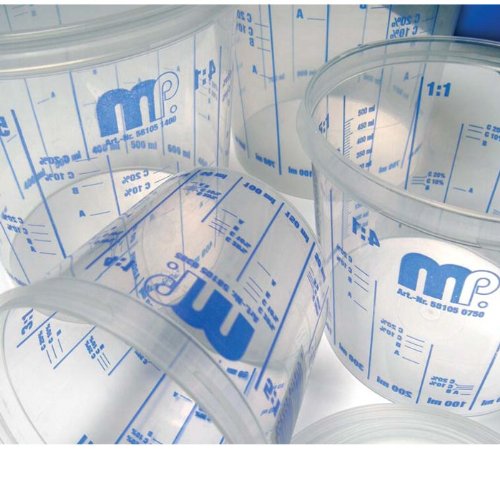 MP Farbmischbecher Messbecher 2300ml m. Mischscala von MP