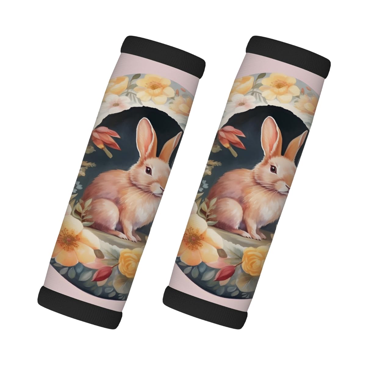 Neopren-Gepäckgriffwickel, Eierblume, Kaninchen, Gepäckkennzeichnungen, Zubehör für Koffer, Autotasche, Griffhandschuhe, 2 Stück Neopren-Gepäckgriffwickel, Eierblume, Kaninchen, Gepäckkennzeichnungen, Zubehör für Koffer, Autotasche, Griffhandschuhe, 2 Stück von MPTPTM
