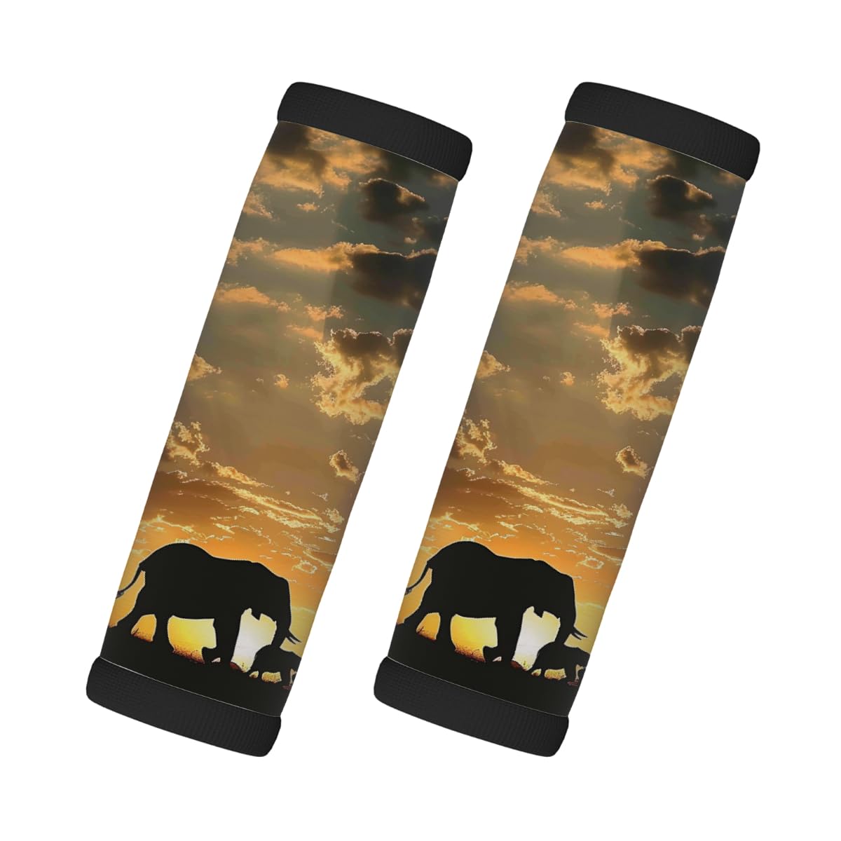 Neopren-Gepäckgriffwickel, Sky Elephant Gepäck-Identifikation, Zubehör für Koffer, Autotasche, Griffhandschuhe, 2 Stück Neopren-Gepäckgriffwickel, Sky Elephant Gepäck-Identifikation, Zubehör für Koffer, Autotasche, Griffhandschuhe, 2 Stück von MPTPTM