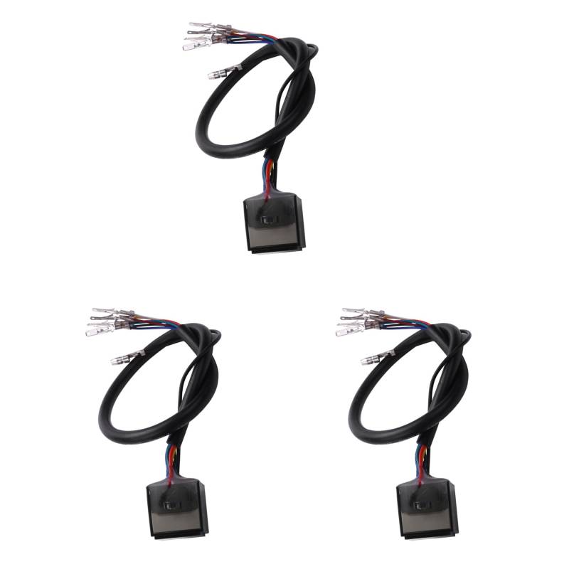 MQODLFP 3X GrüNe Led Universal N-6 Digitale Gang Anzeige Motorrad Anzeige Schalt Hebel Sensor Motorrad ZubehöR von MQODLFP