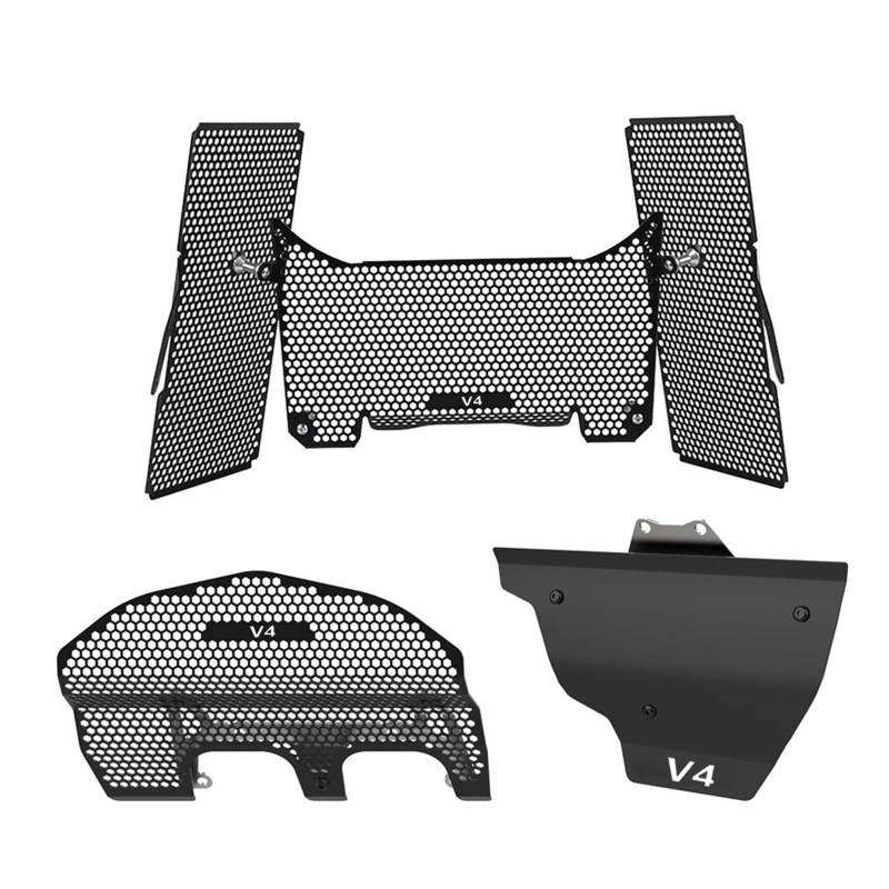 Kühlergitter Motorradzubehör FÜR Du&Cati MultistradaV4 Multistrada V4 Rally 2023 2024 Kühlergrill Ölkühler Abdeckung Motor Zylinder Kopf Schutz Protector von MQOYDCHL