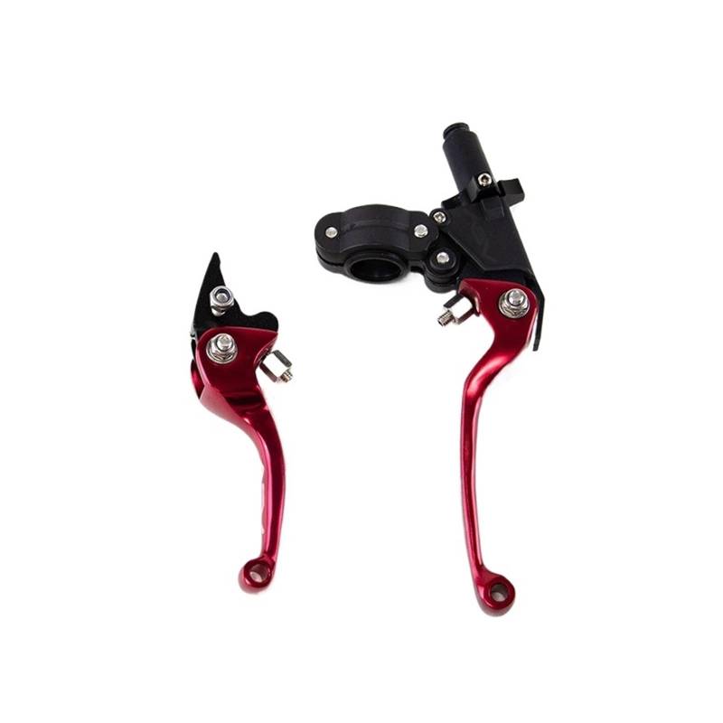 Kupplungshebel 1 Paar Universal Motorrad Kupplung Brems Griff Trommel Hebel Geländewagen Lenker Kupplung Bull Horn Für ASV CRF YZF XR CQR von MQOYDCHL