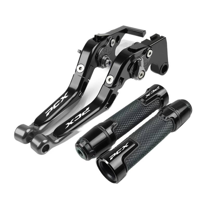 Kupplungshebel Für Ho&nda PCX 160/150/125 2011-2020 Motorrad CNC Klapp Bremse Kupplung Hebel Handbremse Lenker Grip Griff Handgriffe Teile von MQOYDCHL