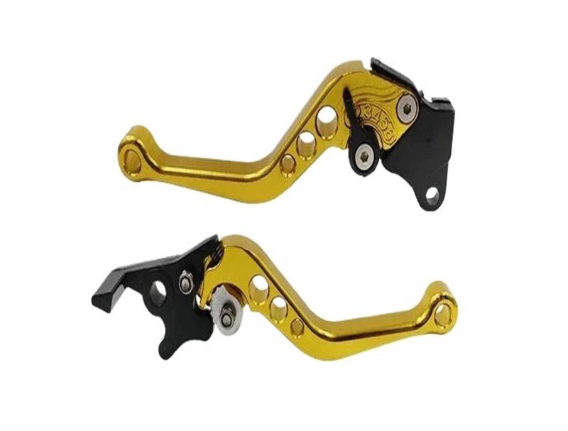 Kupplungshebel Motorradbremsgriff Motorrad CNC Kupplungstrommel Bremshebel Griff Verstellbarer Lenkersatz Teile Motorradzubehör von MQOYDCHL