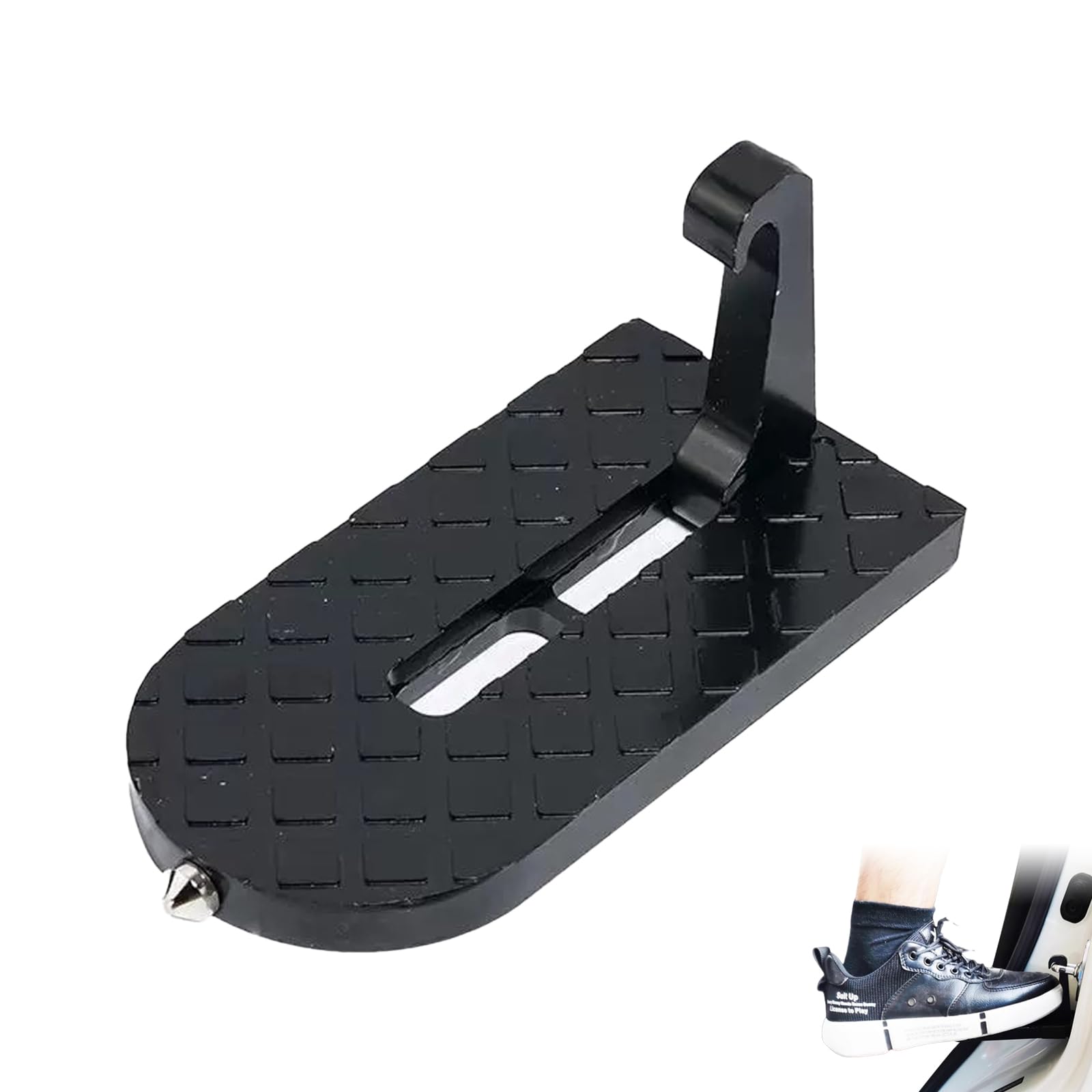 MQWDGJ Auto Türstufe, Klappbarer Auto Türpedal, Türstufe Trittbretter mit U Haken Verriegelung, Door Step, Auto Pedal Türstufe für SUV, RV, Geschäftsauto, Familienauto MQWDGJ Auto Türstufe, Klappbarer Auto Türpedal, Türstufe Trittbretter mit U Haken Verriegelung, Door Step, Auto Pedal Türstufe für SUV, RV, Geschäftsauto, Familienauto von MQWDGJ