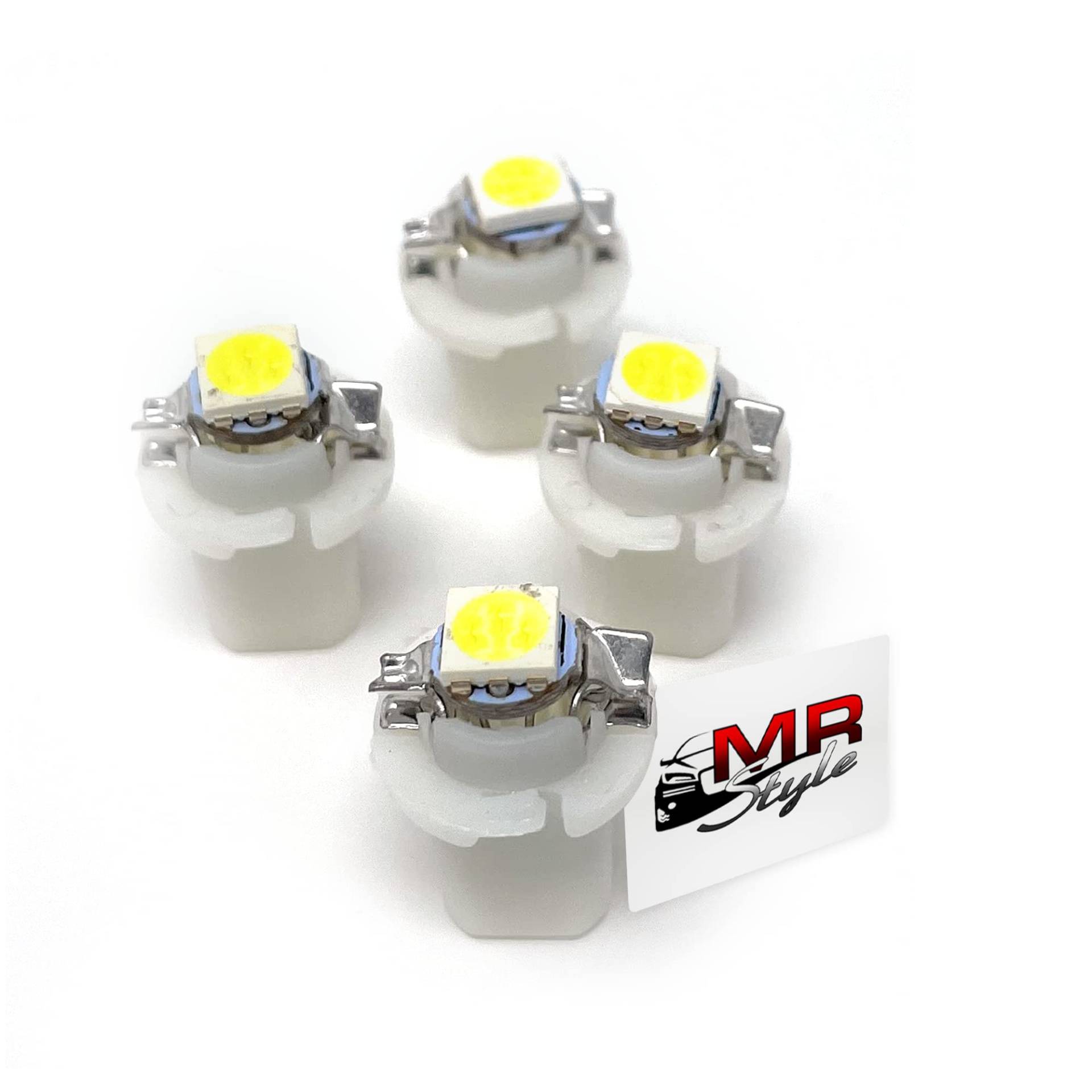MR-Style Set Aufkleber und 4x high Power LED Tachobeleuchtung (weiß) kompatibel mit VW Vento + Golf 3, Instrumentenbeleuchtung Umbauset von MR-Style