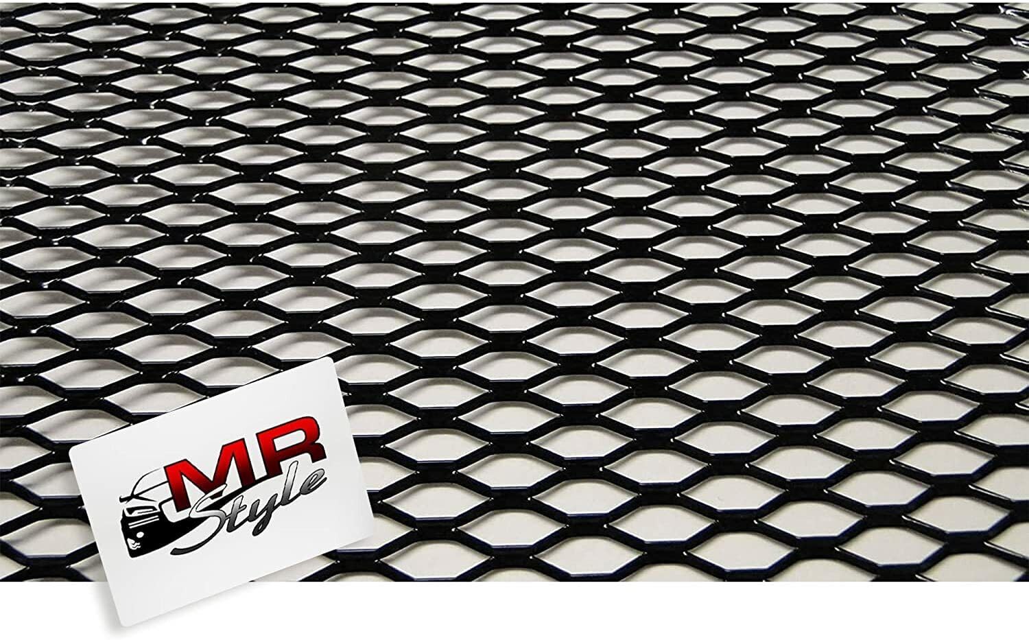 MR-Style Alu Renngitter | Grillgitter | Racegitter | Streckgitter, 100 x 33cm schwarz | TUNING | STYLING | das Qualitativ hochwertige Gitter (4mm x 8mm) von MR-Style