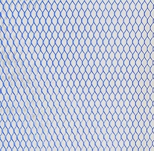 MR-Style Alu Renngitter | Grillgitter | Racegitter | Streckgitter, 33 x 33cm | TUNING | STYLING | das Qualitativ hochwertige Gitter (blau) von MR-Style