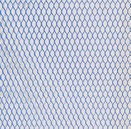 MR-Style Alu Renngitter | Grillgitter | Racegitter | Streckgitter, 33 x 33cm | TUNING | STYLING | das Qualitativ hochwertige Gitter (blau) von MR-Style