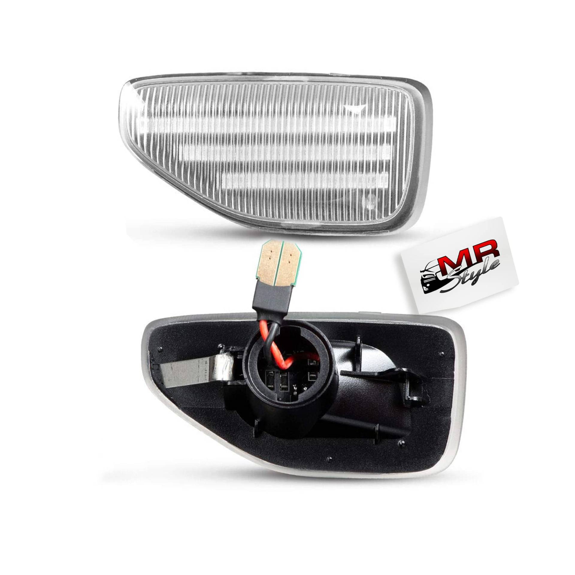 MR-Style LED Seitenblinker Klarglas [73507], 2 Blinker kompatibel mit Duster II Logan II Limousine Logan II MCV Sandero II von MR-Style