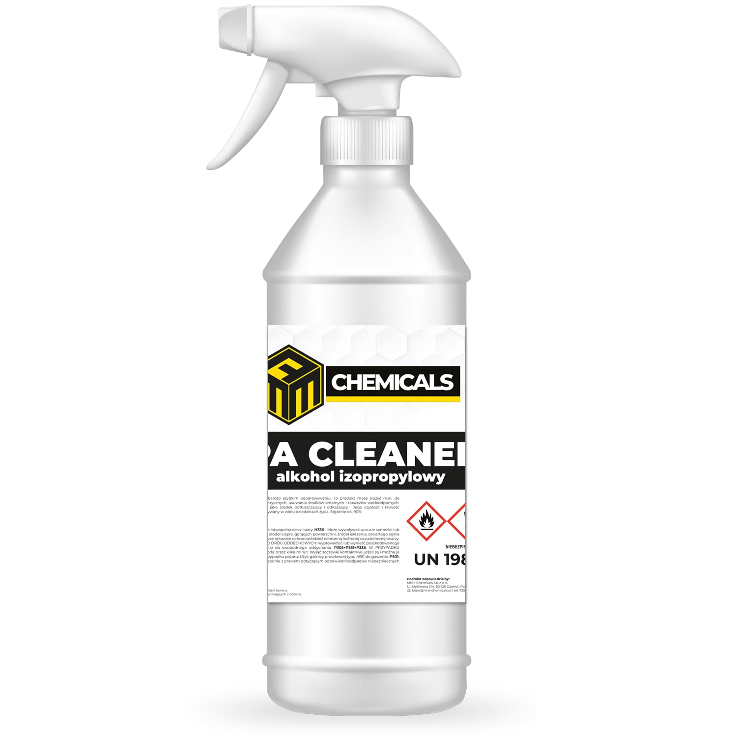 MRM Chemicals Isopropanol IPA Zerstäuber mit Spray 1L 1 Liter, Zerstäuber für die Elektronik, Telefon, Computer, Computer MRM Chemicals Isopropanol IPA Zerstäuber mit Spray 1L 1 Liter, Zerstäuber für die Elektronik, Telefon, Computer, Computer von MRM Chemicals