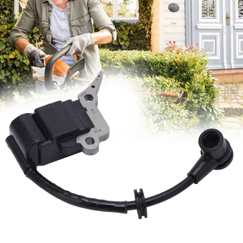 Kettensägenzündungsspule Teile Hochwertige Metallhalt Langlebige Zündspulenzubehör für Trimmer 2500 25cc Chainsaw Stall Performance Langlebensspanne Niedriger Stromverbrauch von MRSTORY