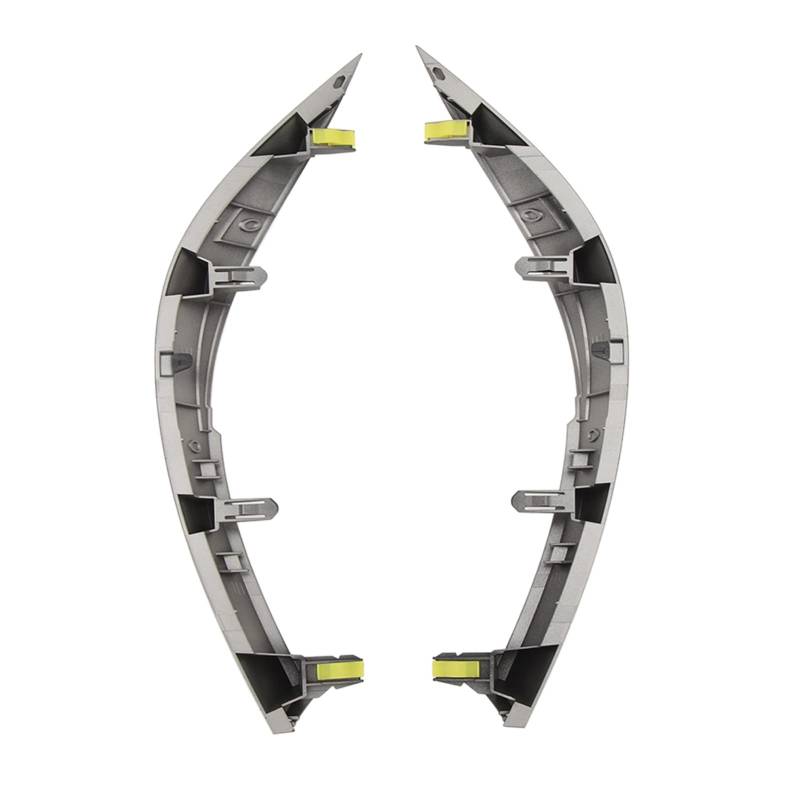 Zentrales Armaturenbrettverkleidungsstreifen Langlebige Kratzfeste Luftentlüftungsstreifen für Altis 2009 2013 Silbergrau PC ABS -Material von MRSTORY