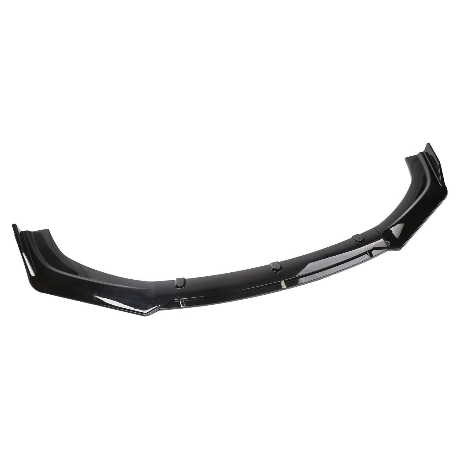 MRSYZDRM Auto Frontlippe Frontspoiler für Benz E Class (4door) W211 2003-2009, Frontstoßstange Spoiler Protector Splitter Kit Frontspoiler Lippe Frontlippe Spoiler Auto zubehör,A-Black von MRSYZDRM