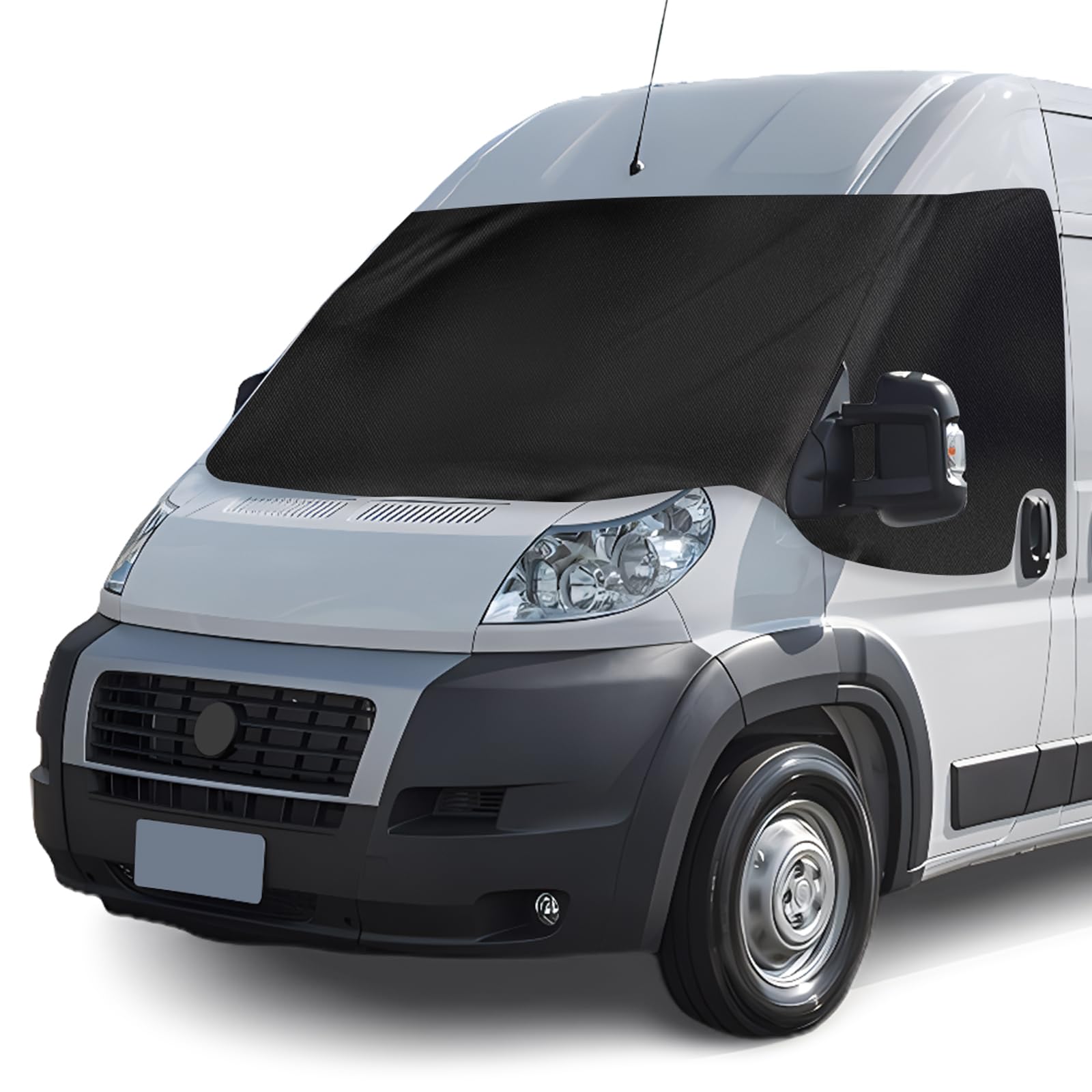 MRWiZMS Frontschutzplane FIAT Ducato 2006-2023 Wohnmobil, Sonnenschutz Auto Frontscheibe, Geeignet für FIAT Ducato+, Peugeot Boxer, Citroen Jumper von MRWiZMS