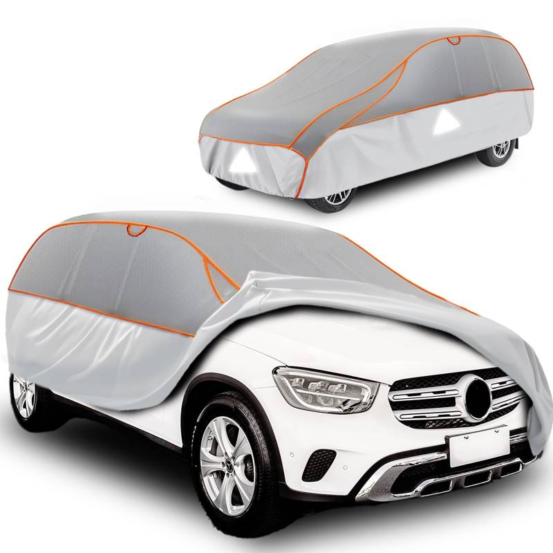 MRWIZMS Hagelschutzplane Auto Hagelsichere Autoabdeckung für SUV 470cm bis 500cm lang Hagelschutz Auto Autoabdeckung Hagelschutz, Langlebige Vollgarage. von MRWiZMS