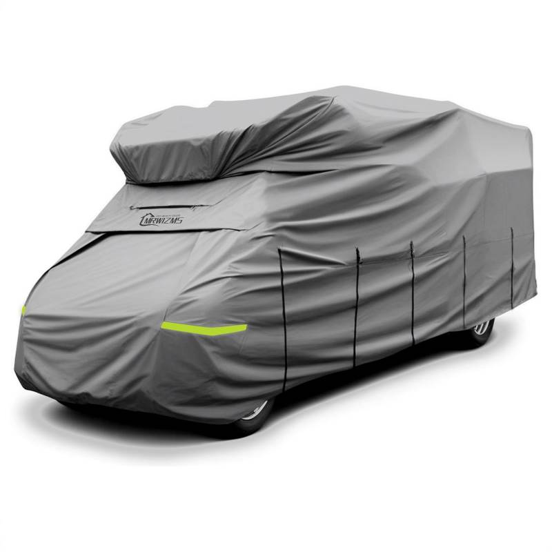 MRWIZMS Wohnwagen Abdeckung, Wohnwagen Schutzhülle: Hochwertige, langlebige und verschleißfeste Wohnwagen Abdeckplane bieten soliden Schutz für Ihren Wohnwagen. leicht zu montieren und zu entfernen. von MRWiZMS