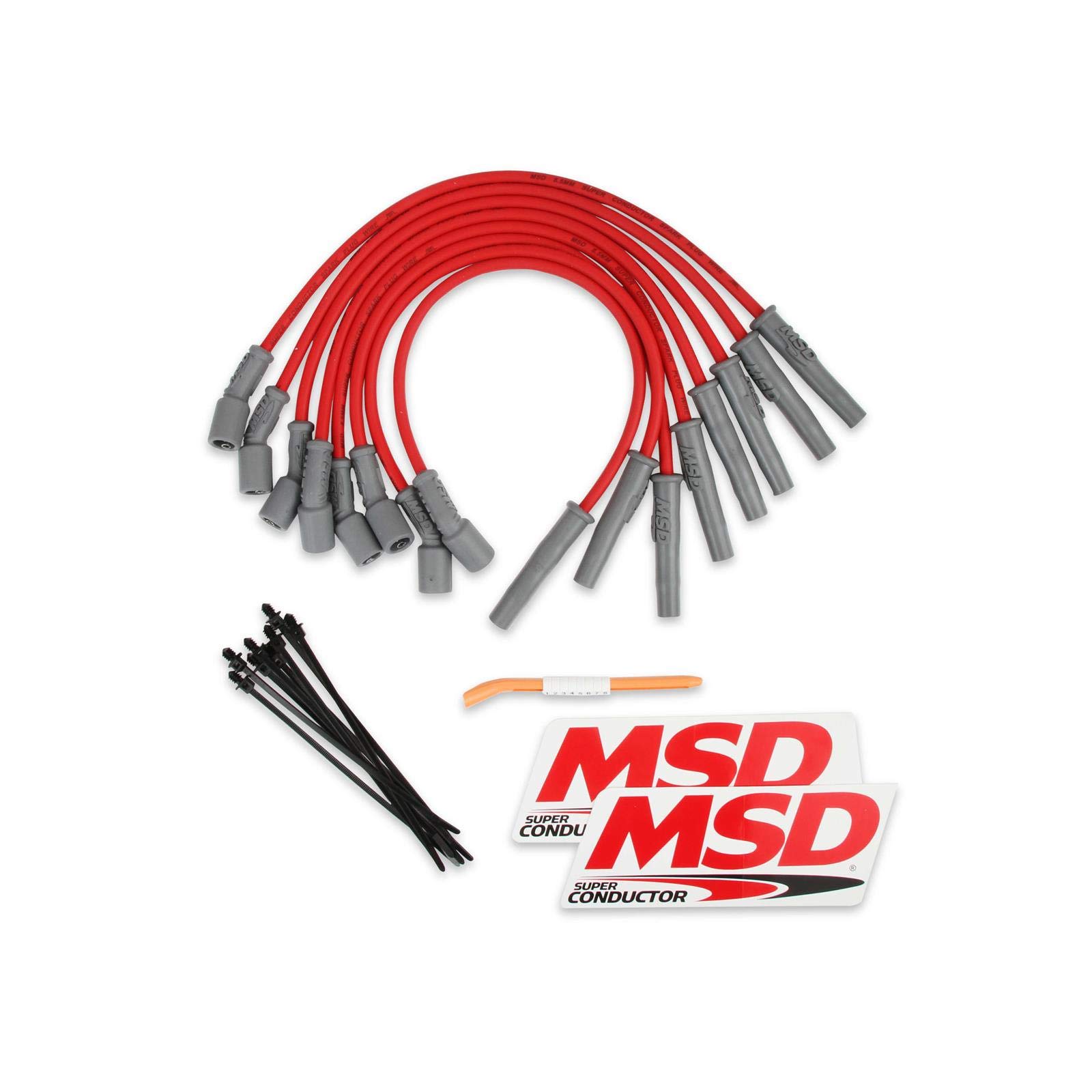 MSD 31639 Draht-Set, rot, Ford Raptor 2010-14 6.2L von MSD