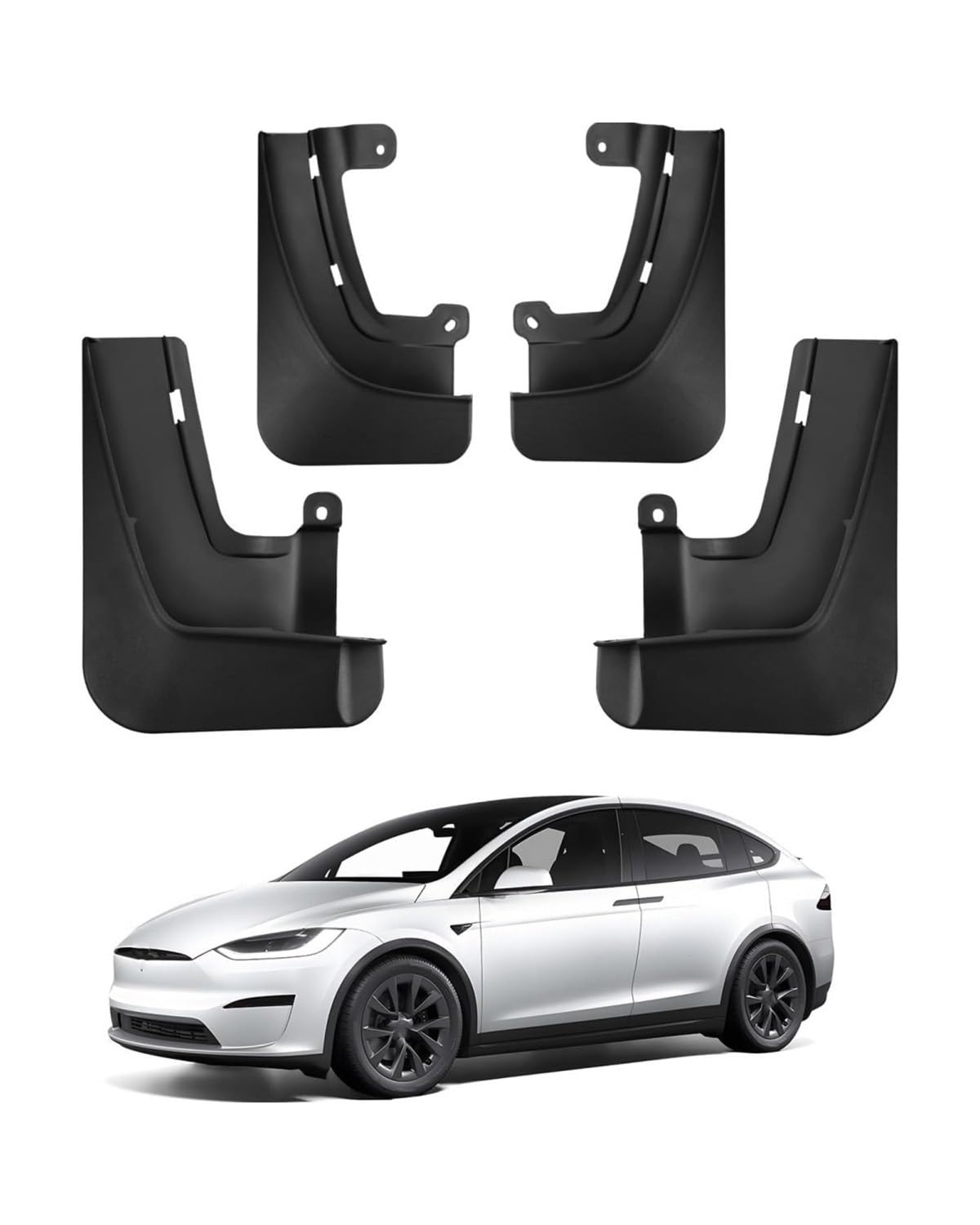 Schmutzfänger Auto Für Modell X 2023-2025 Schmutzfänger 4X Universal Auto Schmutzfänger Spritzlappen Spritzschutz Schwarz FÜR Schrägheck Spritzschutz Kotflügel Schmutzfänger Auto Für Modell X 2023-2025 Schmutzfänger 4X Universal Auto Schmutzfänger Spritzlappen Spritzschutz Schwarz FÜR Schrägheck Spritzschutz Kotflügel von MSDDWL