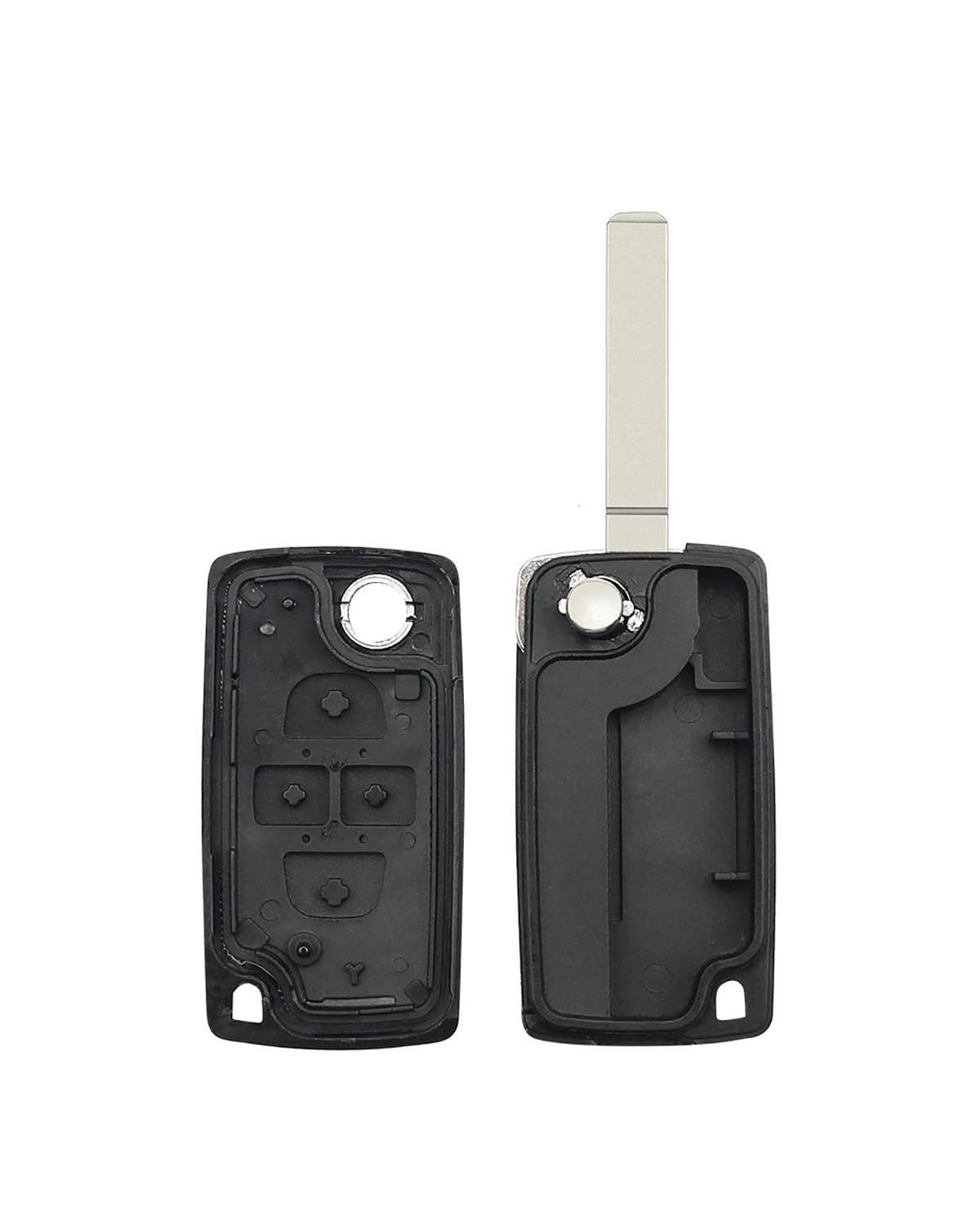 schlüsselgehäuse CE0523 HCA/HU83 VA2 Uncut 4 Tasten Für Peugeot Für 1007 Für C8 Für Auto Schlüssel Shell Flip Floding Fob Remote Key Fall autoschlüssel hülle(VA2 Ce0523,for Citroenes) von MSDDWL