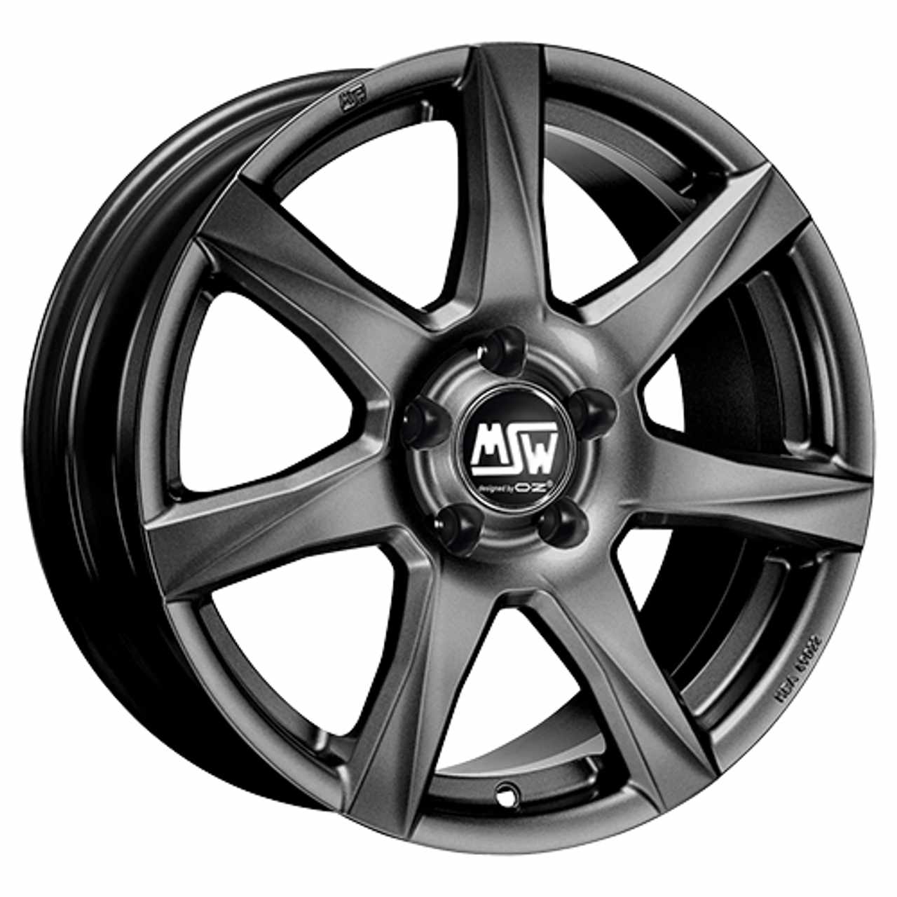 MSW (OZ) MSW 77 matt dark grey 7.0Jx16 5x108 ET48 von MSW (OZ)