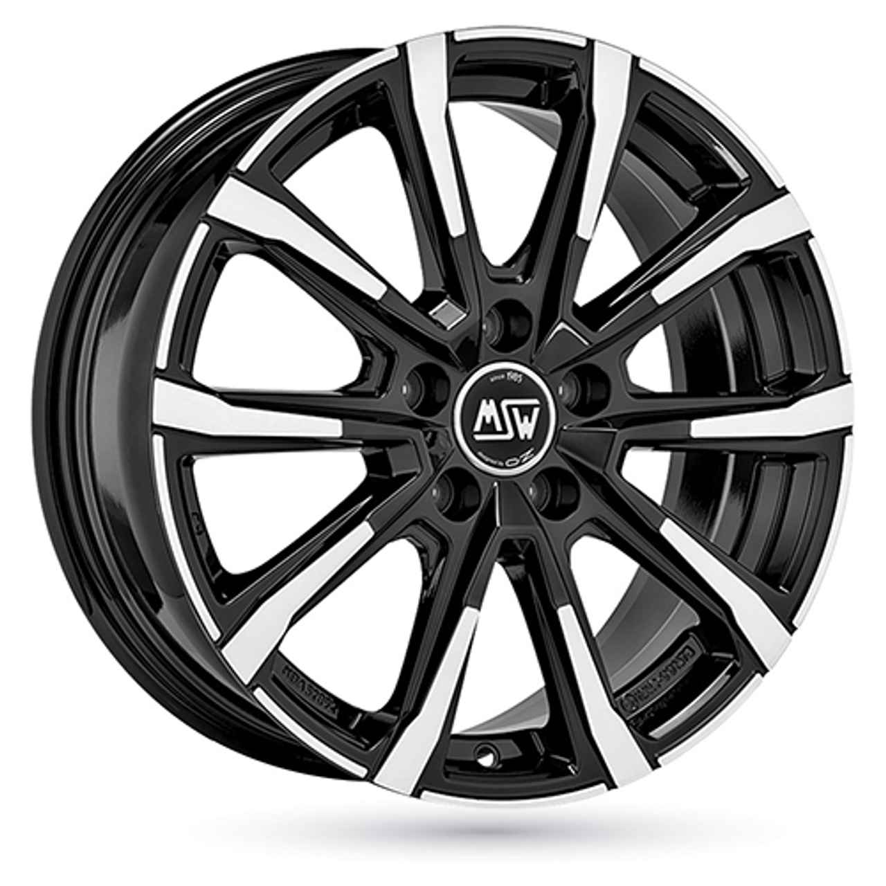 MSW (OZ) MSW 79 gloss black full polished 7.5Jx18 5x114.3 ET49 von MSW (OZ)