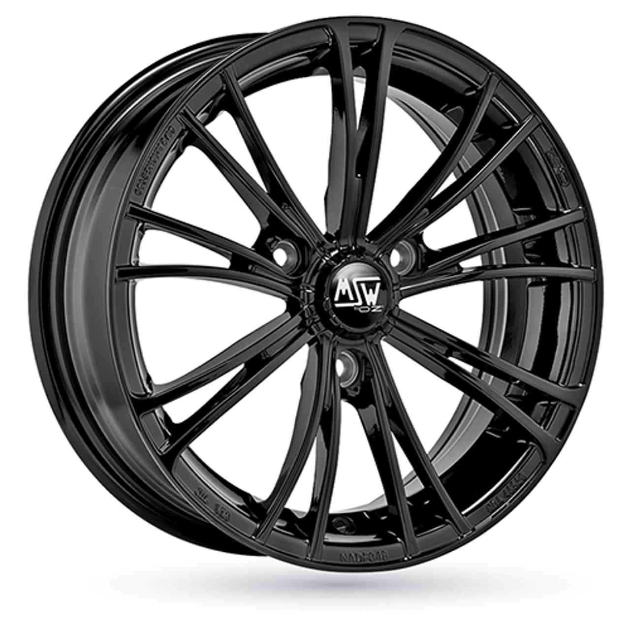 MSW (OZ) MSW X2 gloss black 5.5Jx15 3x112 ET30 von MSW (OZ)