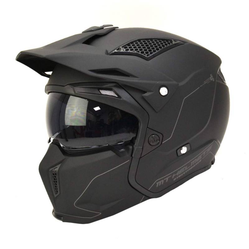 Helmet MT TR902XSV Streetfighter SV SOLID A1 SCHWARZ Matte GRÖßE XL von MT HELMETS