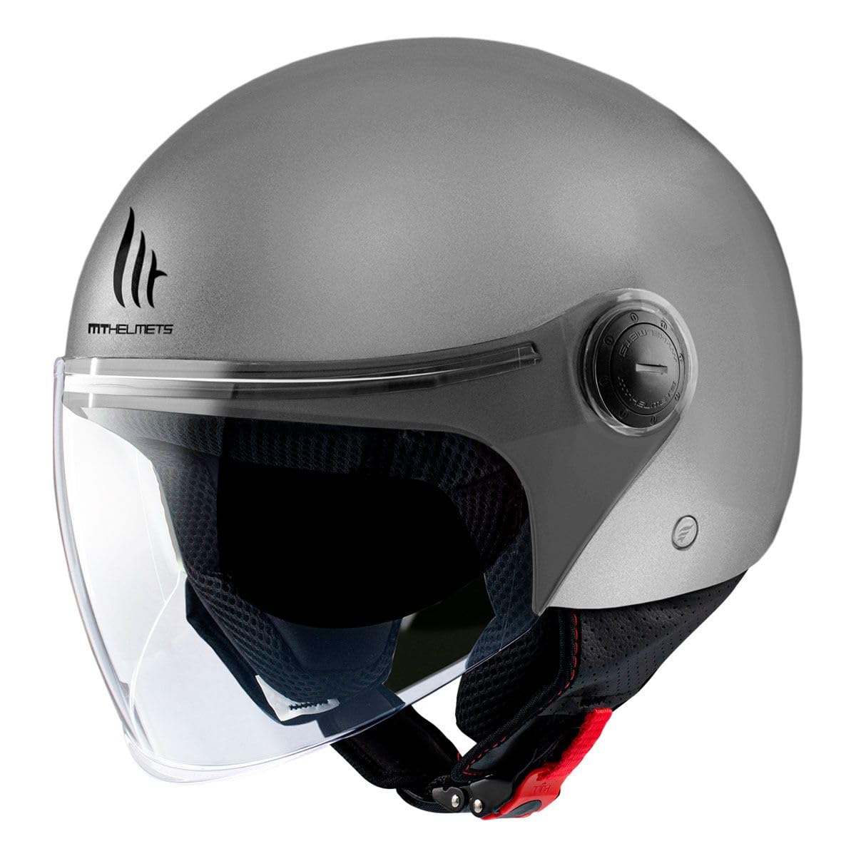 MT HELMETS Jethelm - Street S Solid - matt grau (XS) von MT HELMETS