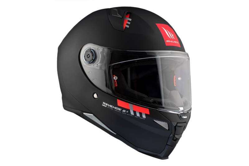 MT HELMETS Revenge 2 S Motorrad-Integralhelm, einfarbig, A1, mattes Finish, Größe XL von MT HELMETS