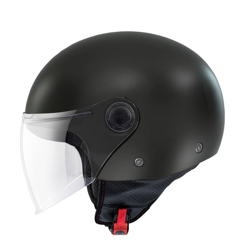 MT Helmets MT Helm Street S Mattschwarz Größe XS | | Helmen | Druckknopf | Kunststoff | geeignet für Mofa, Moped, Motorrad, Roller von MT Helmets