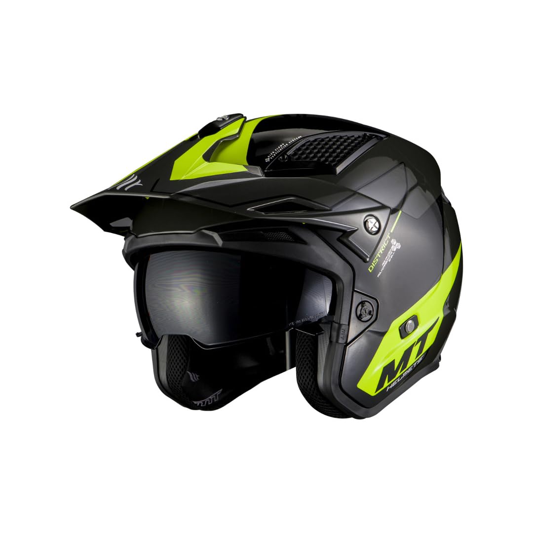 MT Helmets District Summit H3 Gloss FLUOR Yellow XS MT Helmets District Summit H3 Gloss FLUOR Yellow XS von MT Products