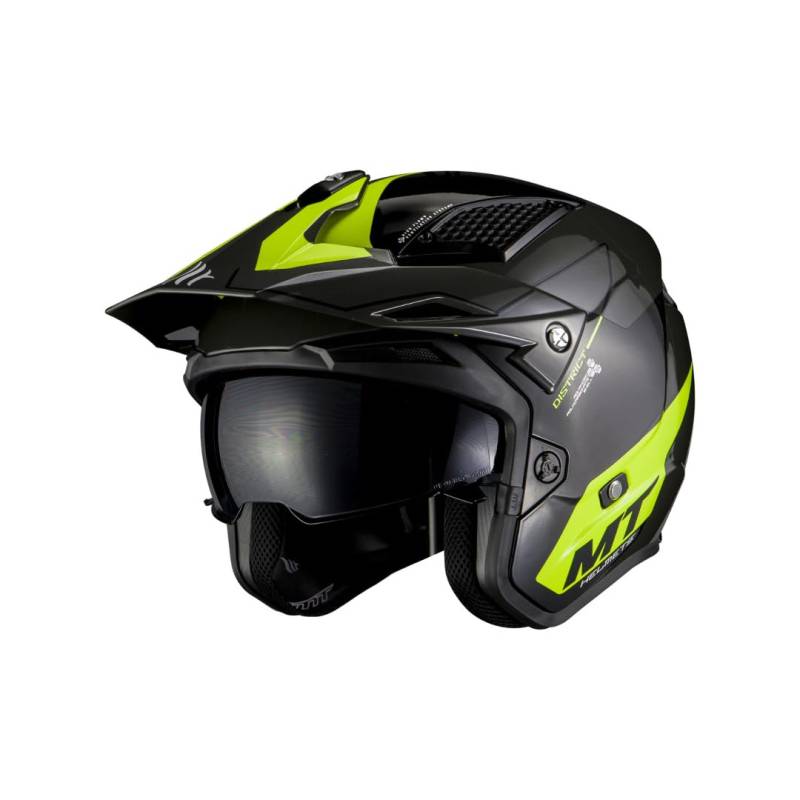 MT Helmets District Summit H3 Gloss FLUOR Yellow XS von MT Products
