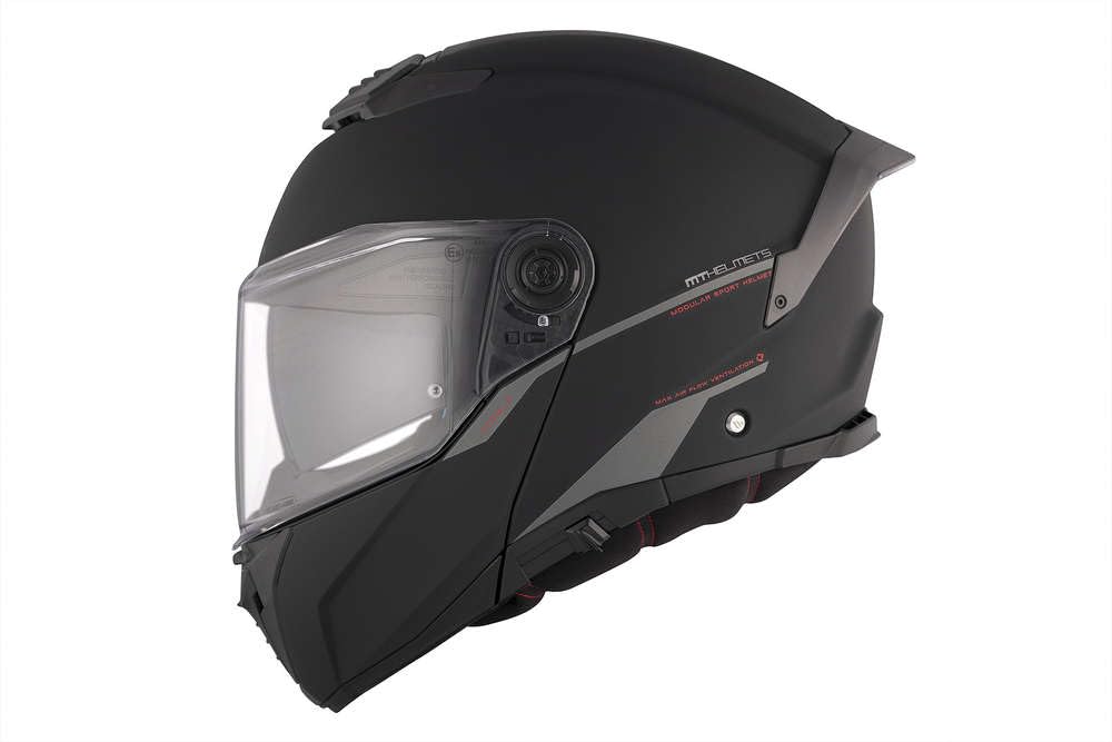MT Helmets MT Systemhelm Atom Matt schwarz Größe XXL | Klares Visier | Klapphelme | Ratsche | Kunststoff | geeignet für Mofa, Moped, Motorrad, Roller MT Helmets MT Systemhelm Atom Matt schwarz Größe XXL | Klares Visier | Klapphelme | Ratsche | Kunststoff | geeignet für Mofa, Moped, Motorrad, Roller von MT Helmets