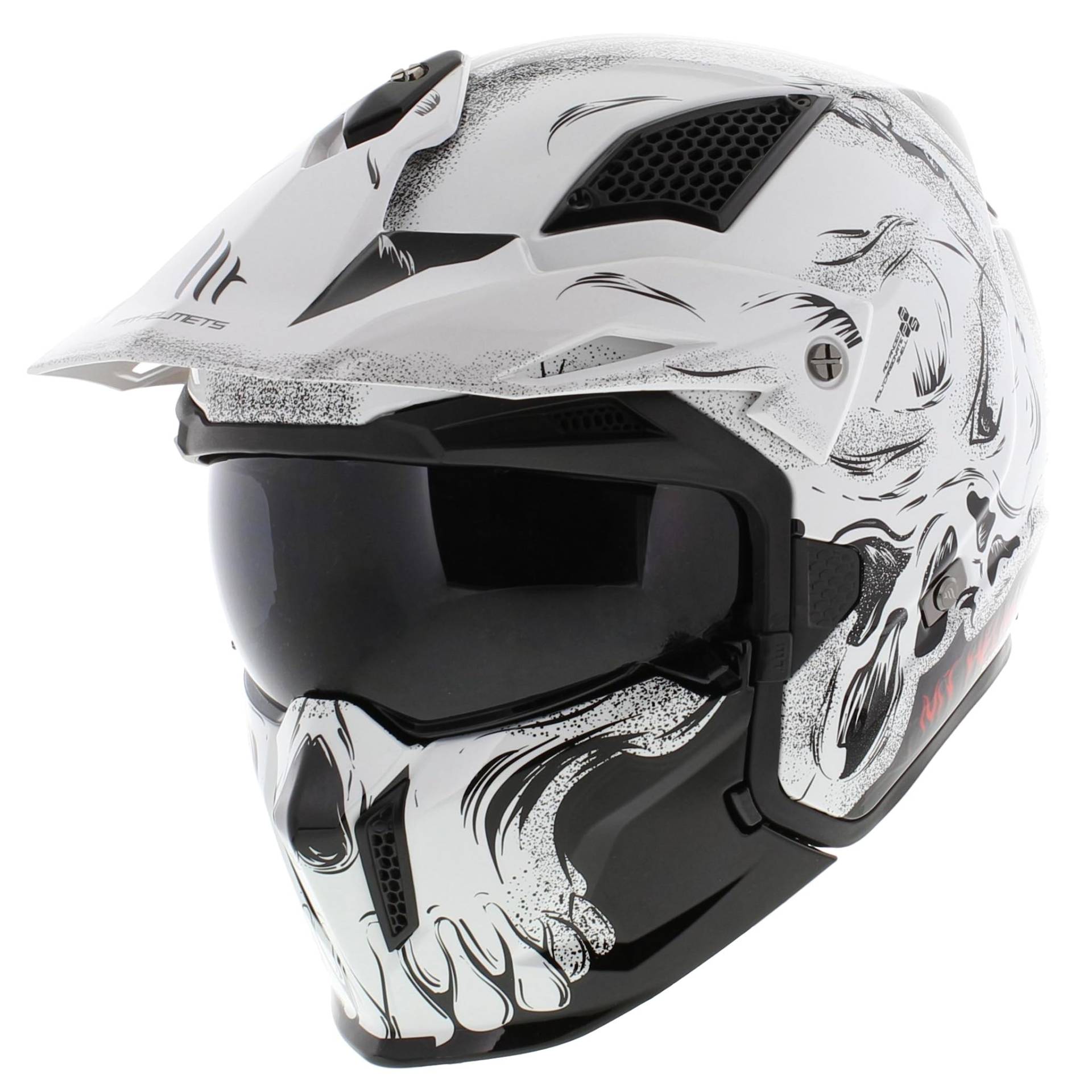 Helm MT Streetfighter SV Dark Ness schwarz glänzend Größe M von MT Products