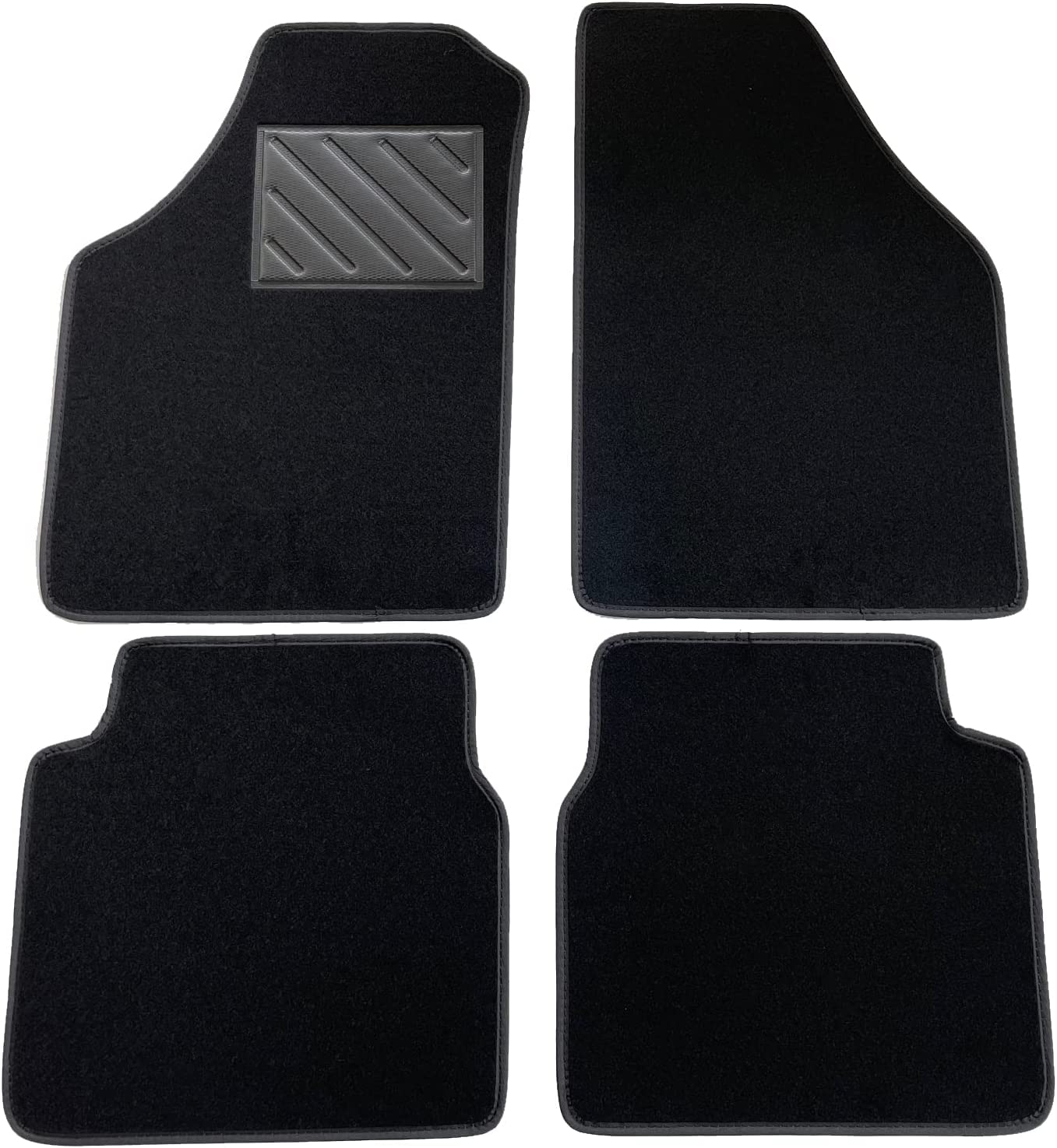 Fußmatten für FIAT Idea 2004-2012 Autoteppiche auf Maße, rutschfest, verstärkte Fußmatte von MTC Automotive