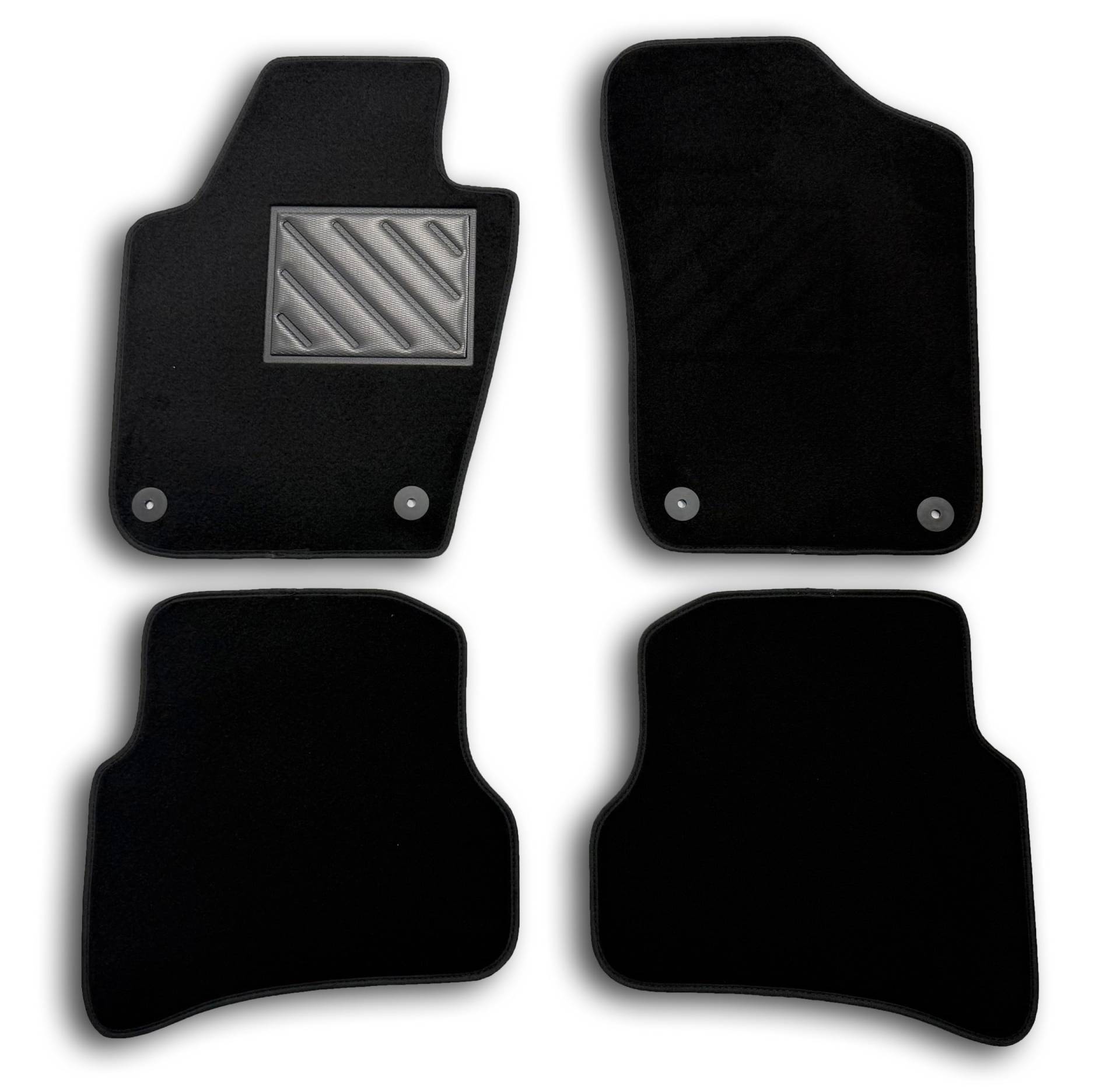 Fußmatten für VW Polo 6R 2009-2016, Fix, ovale Passform nach Maß, rutschfest, Absatzschoner aus PVC. Fußmatten für VW Polo 6R 2009-2016, Fix, ovale Passform nach Maß, rutschfest, Absatzschoner aus PVC. von MTC Automotive